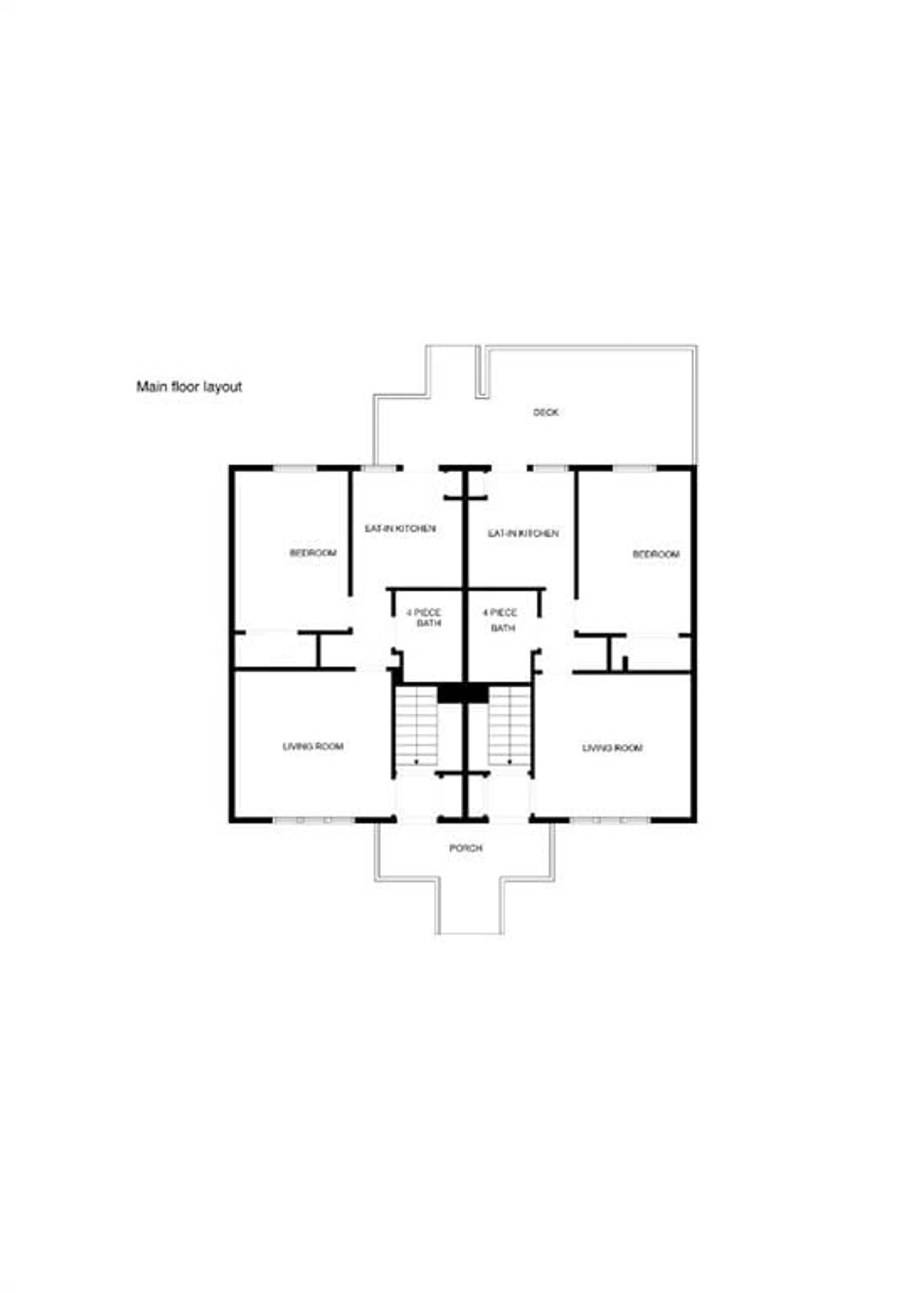 Floor plan for 4840 49 Ave, Irma Alberta T0B 2H0