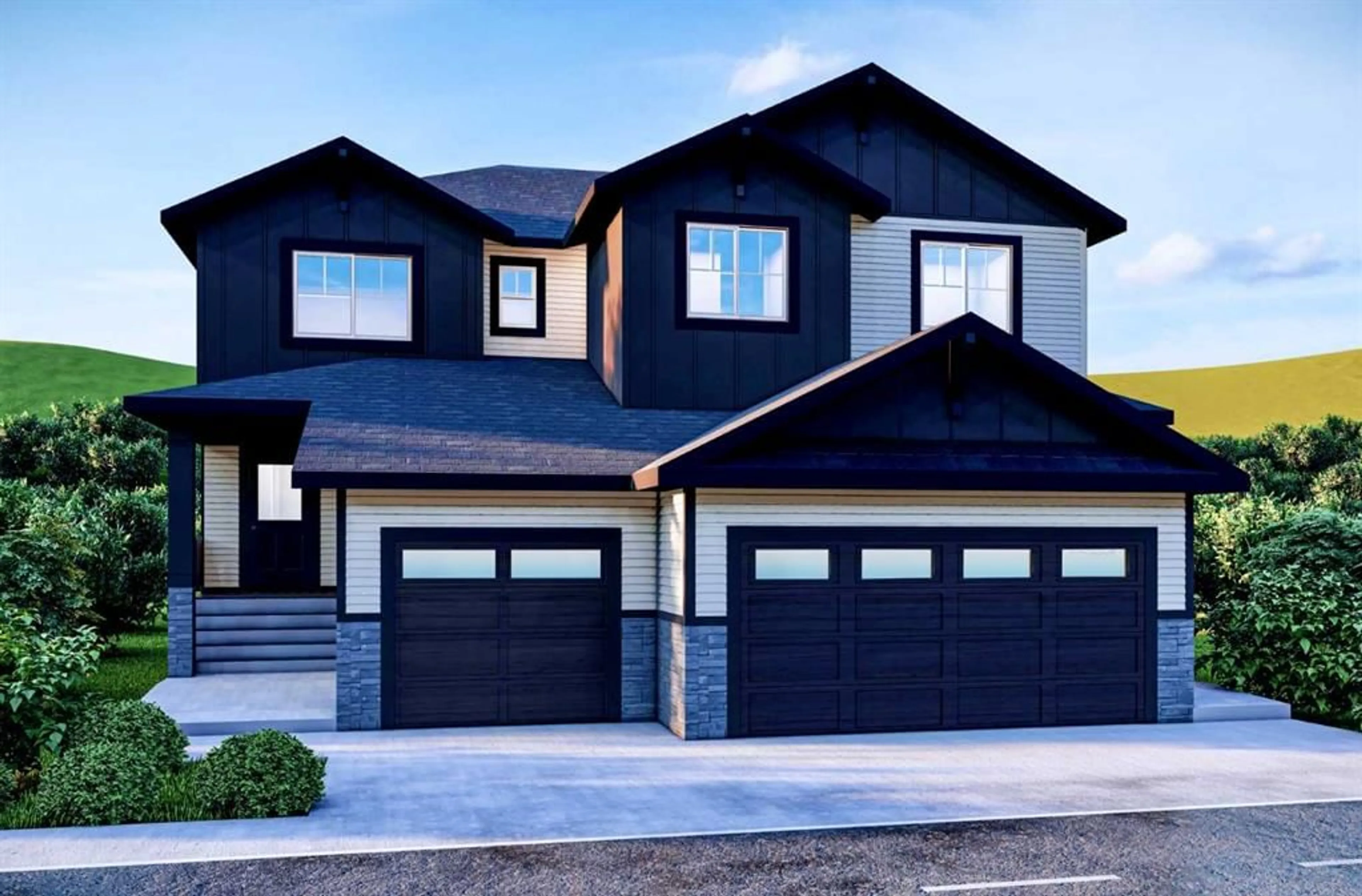 Home with vinyl exterior material for 3025 Key Dr, Airdrie Alberta T4B3N8