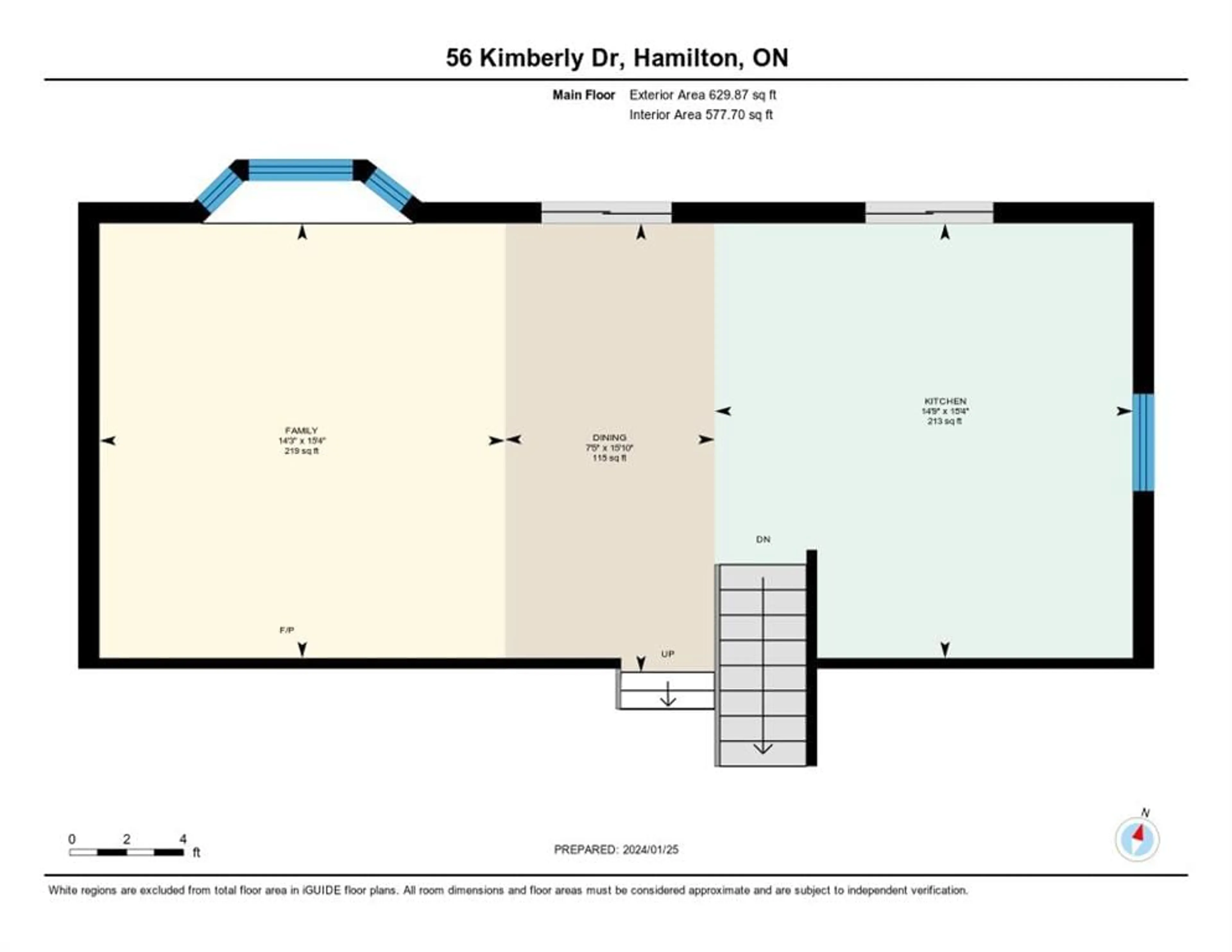 Floor plan for 56 KIMBERLY Dr, Hamilton Ontario L8K 6P6