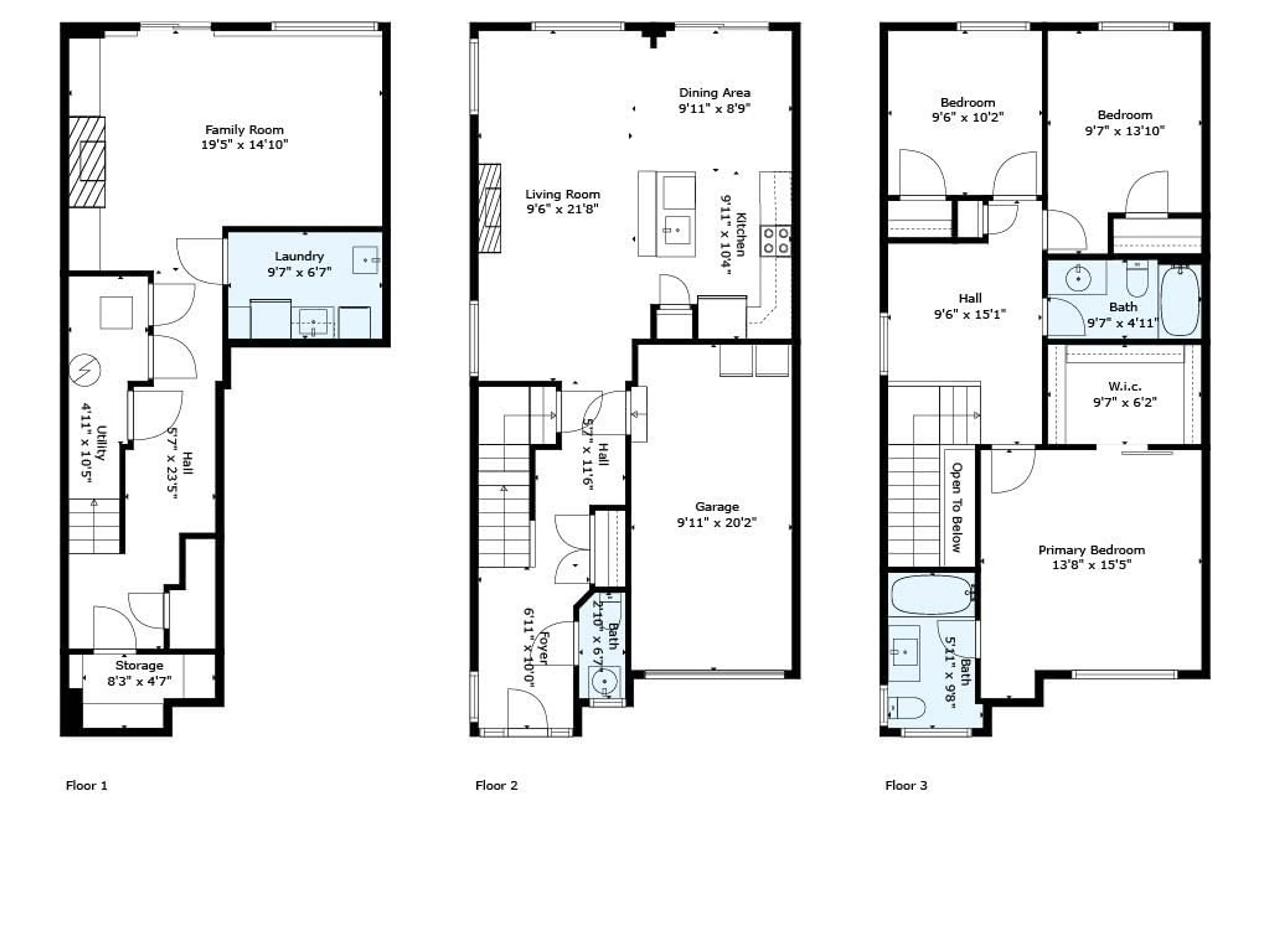 Floor plan for 5032 MERCER Common, Burlington Ontario L7L 0A4