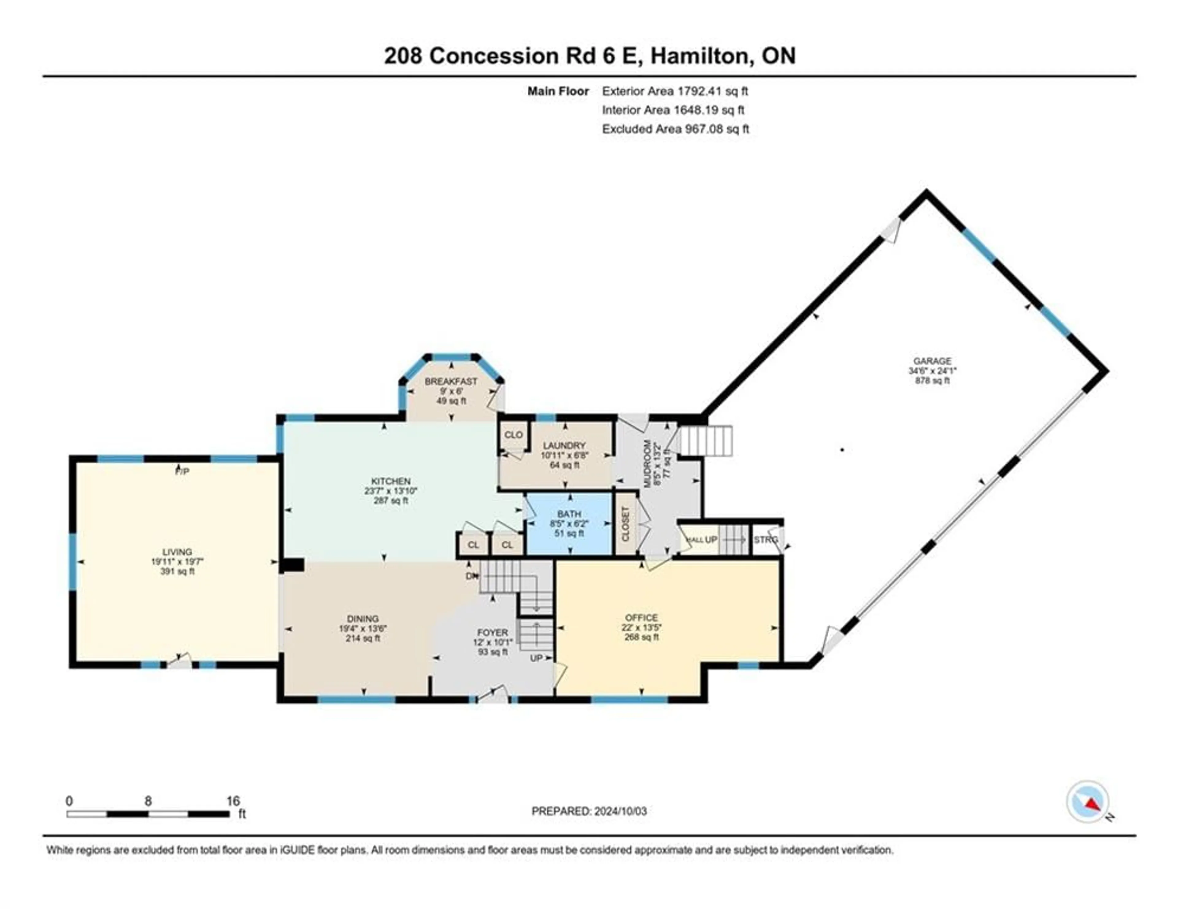 Floor plan for 208 6TH CONCESSION RD, Flamborough Ontario L8B 1M4