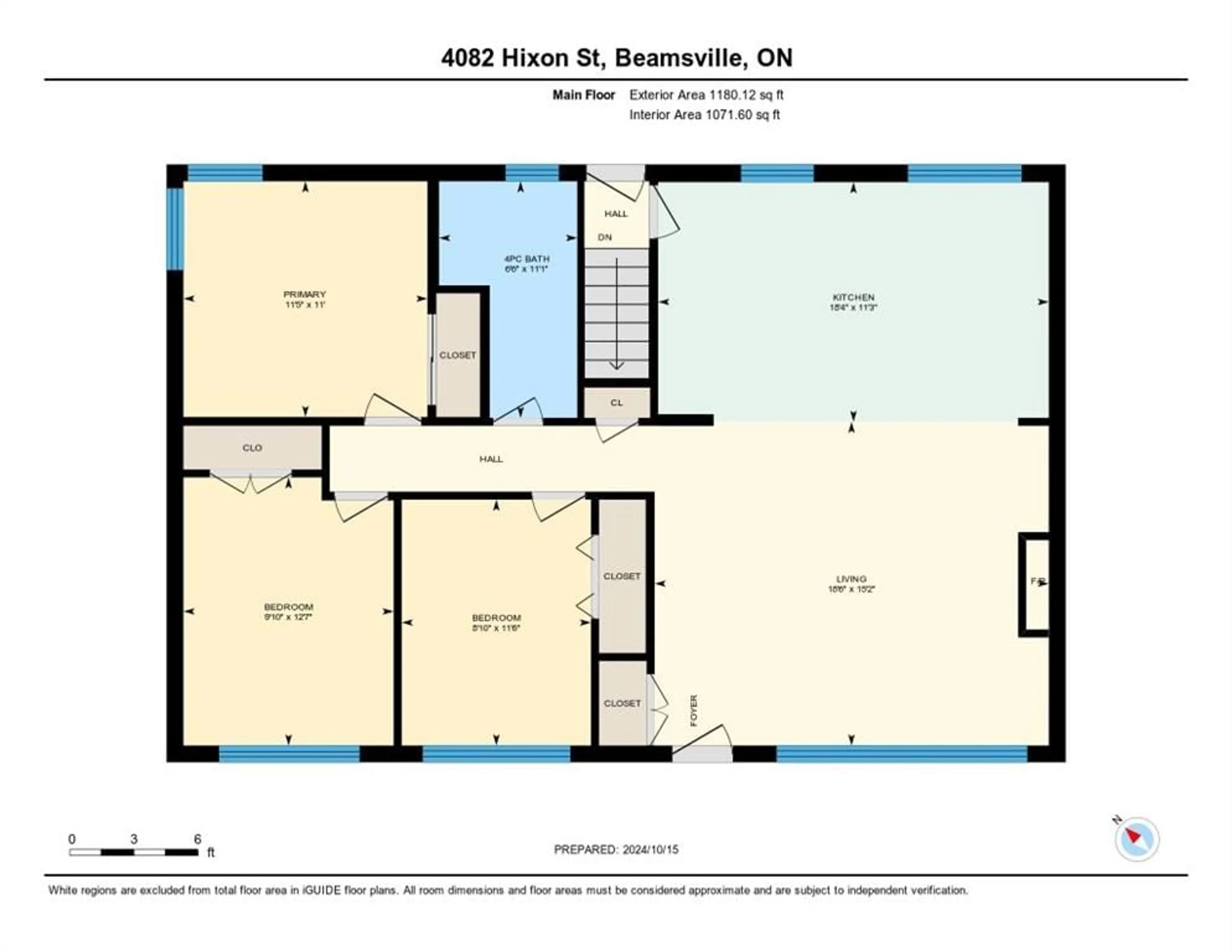 Floor plan for 4082 HIXON St, Beamsville Ontario L3J 0L2