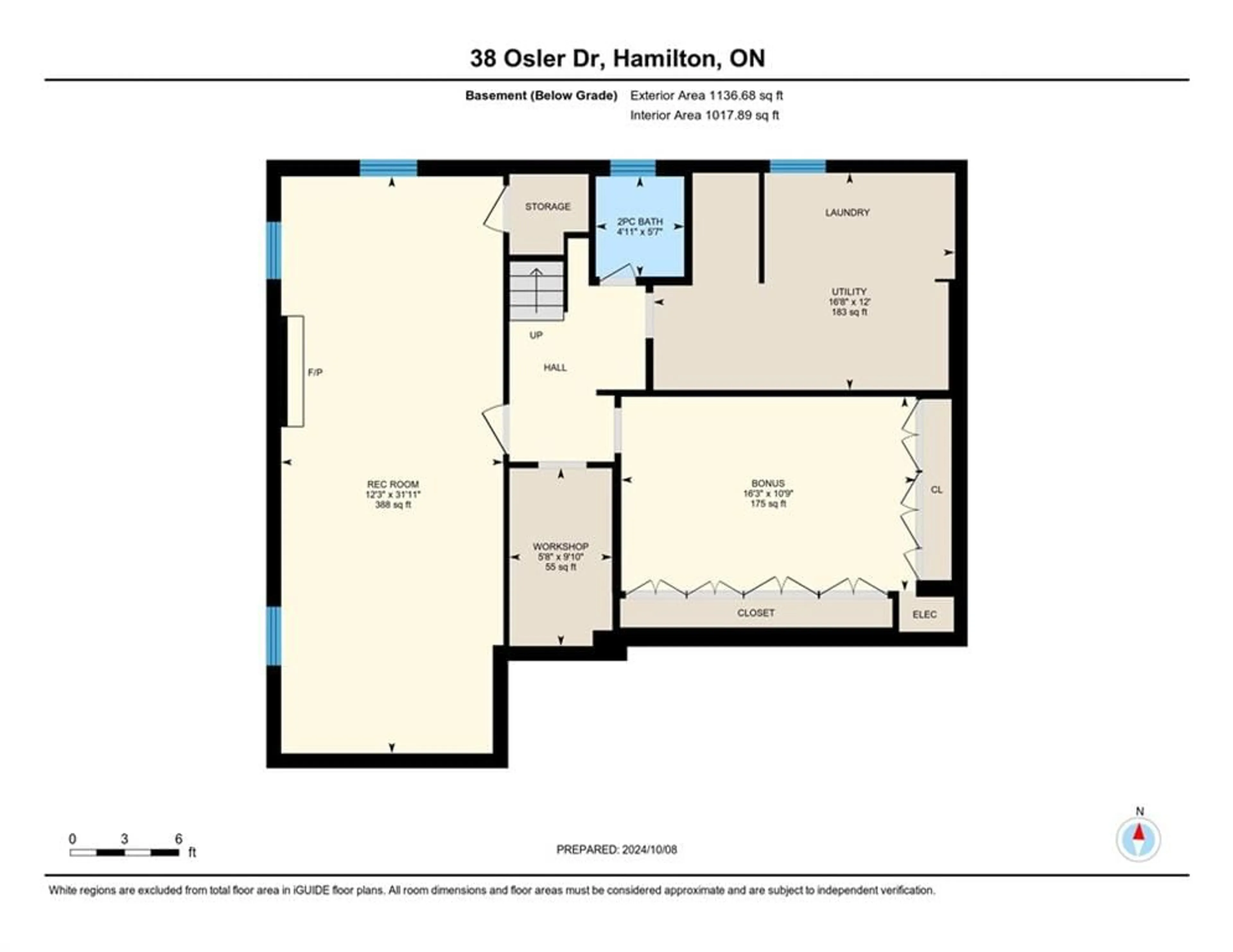 Floor plan for 38 OSLER Dr, Dundas Ontario L9H 4B1