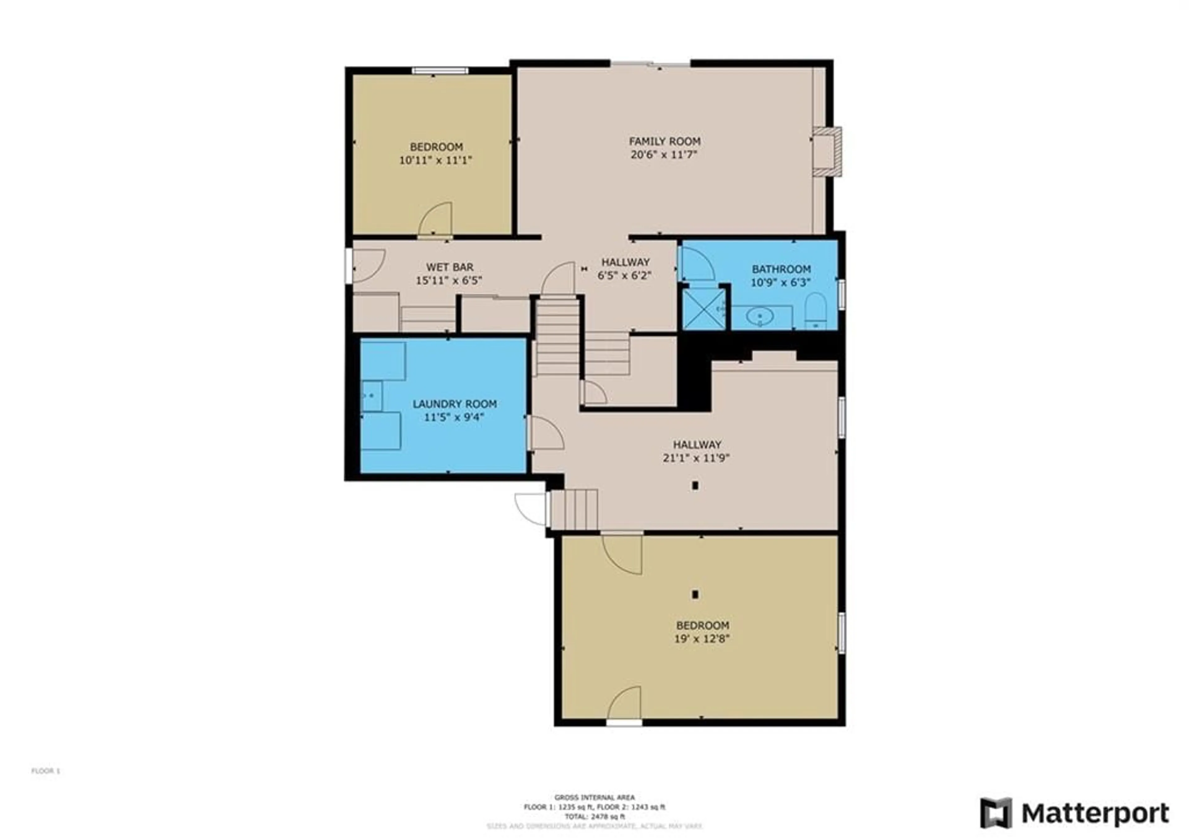 Floor plan for 75 COLCREST St, Hamilton Ontario L8E 3Y6