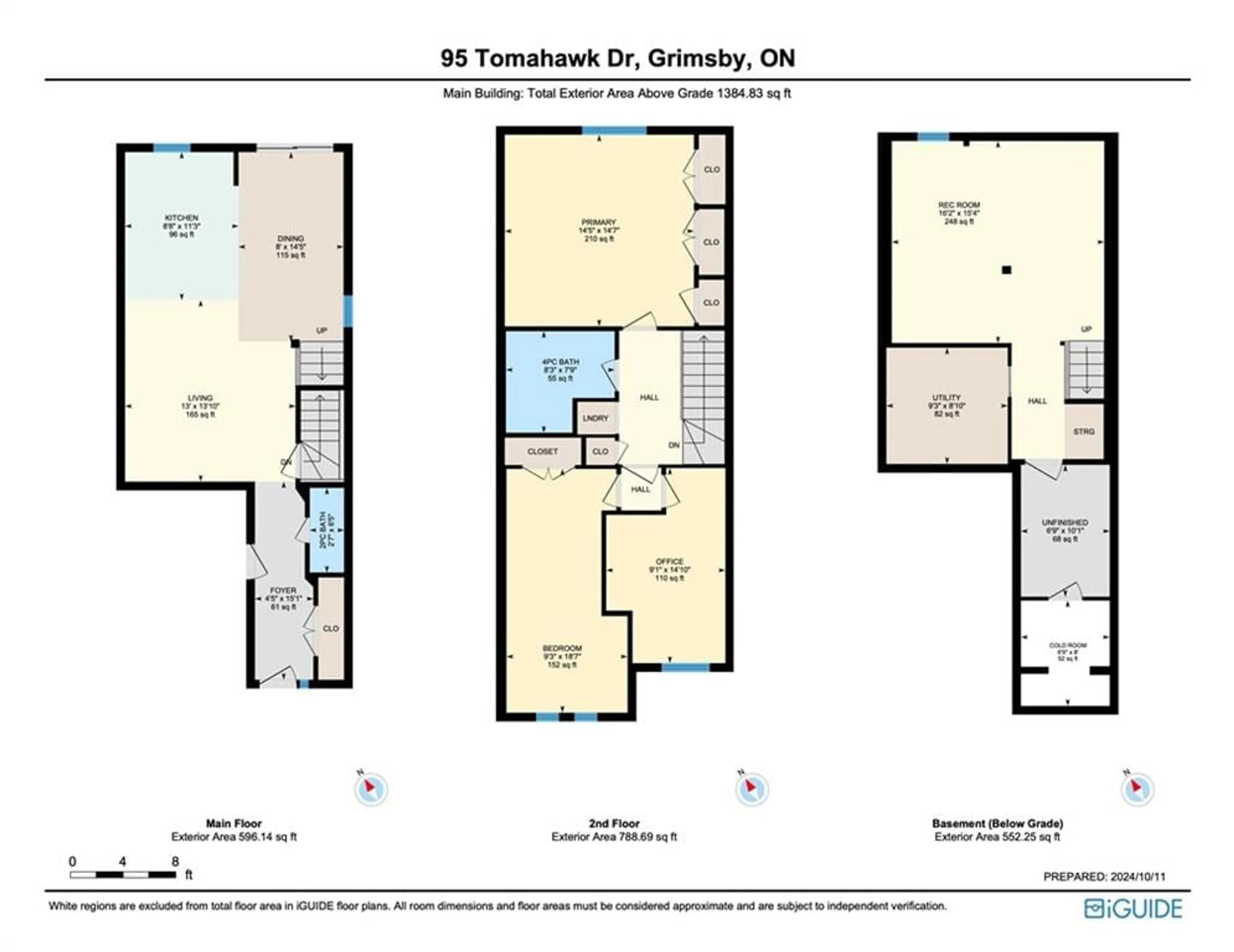 Floor plan for 95 TOMAHAWK Dr, Grimsby Ontario L3M 5M4