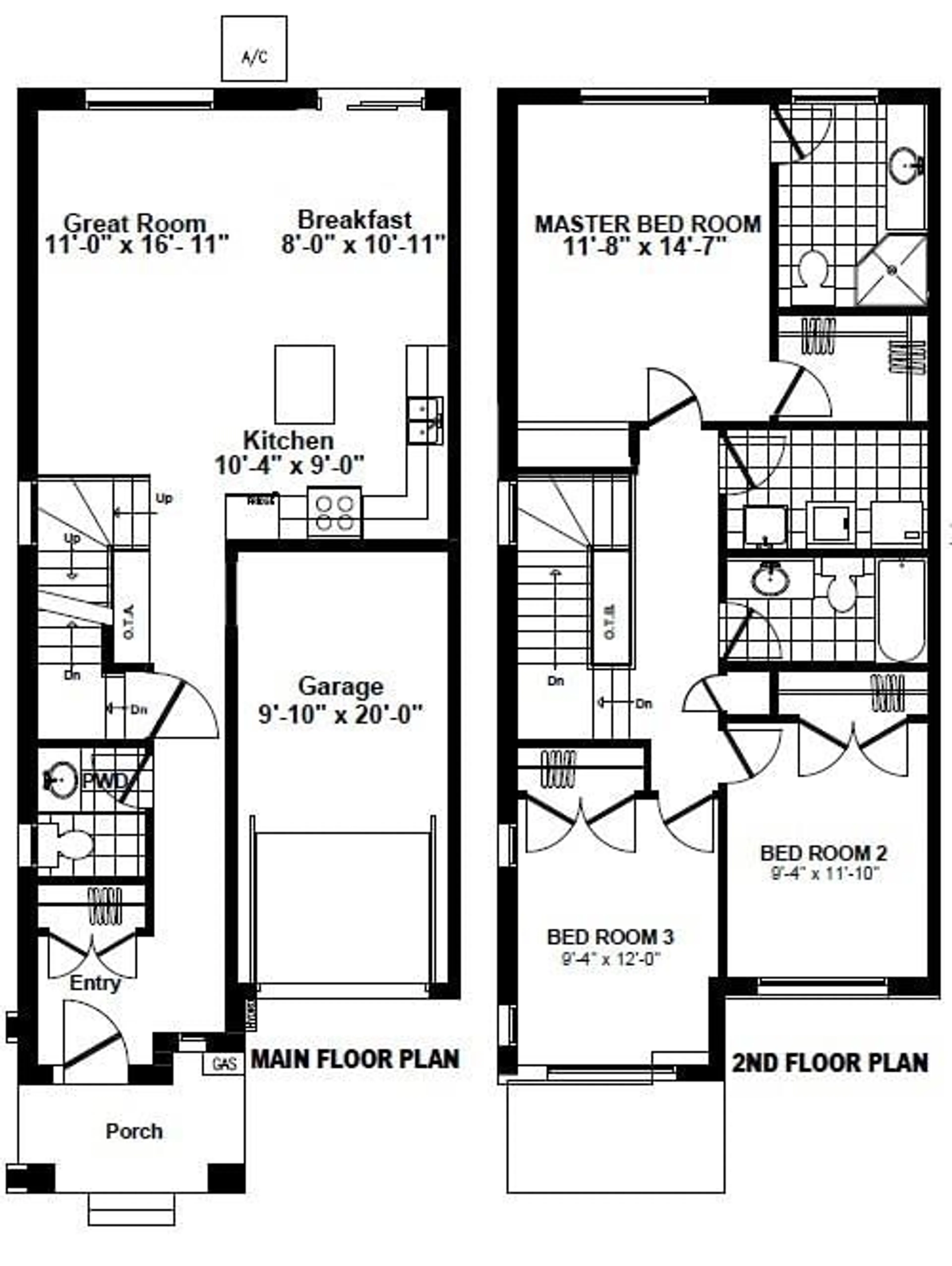Floor plan for 166 MOUNT ALBION Rd #1, Hamilton Ontario L8K 5S8