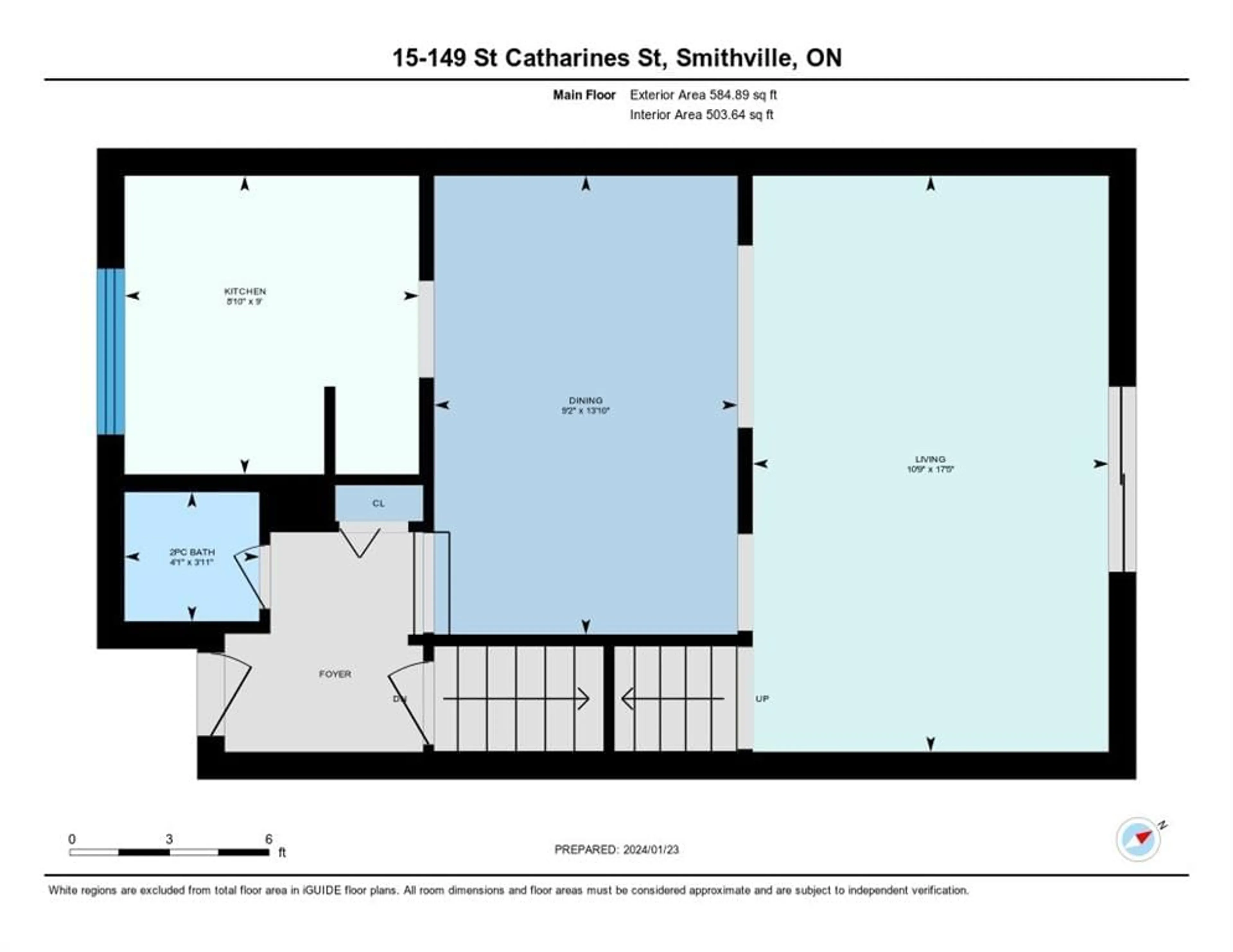 Floor plan for 149 St Catharines St #15, Smithville Ontario L0R 2A0