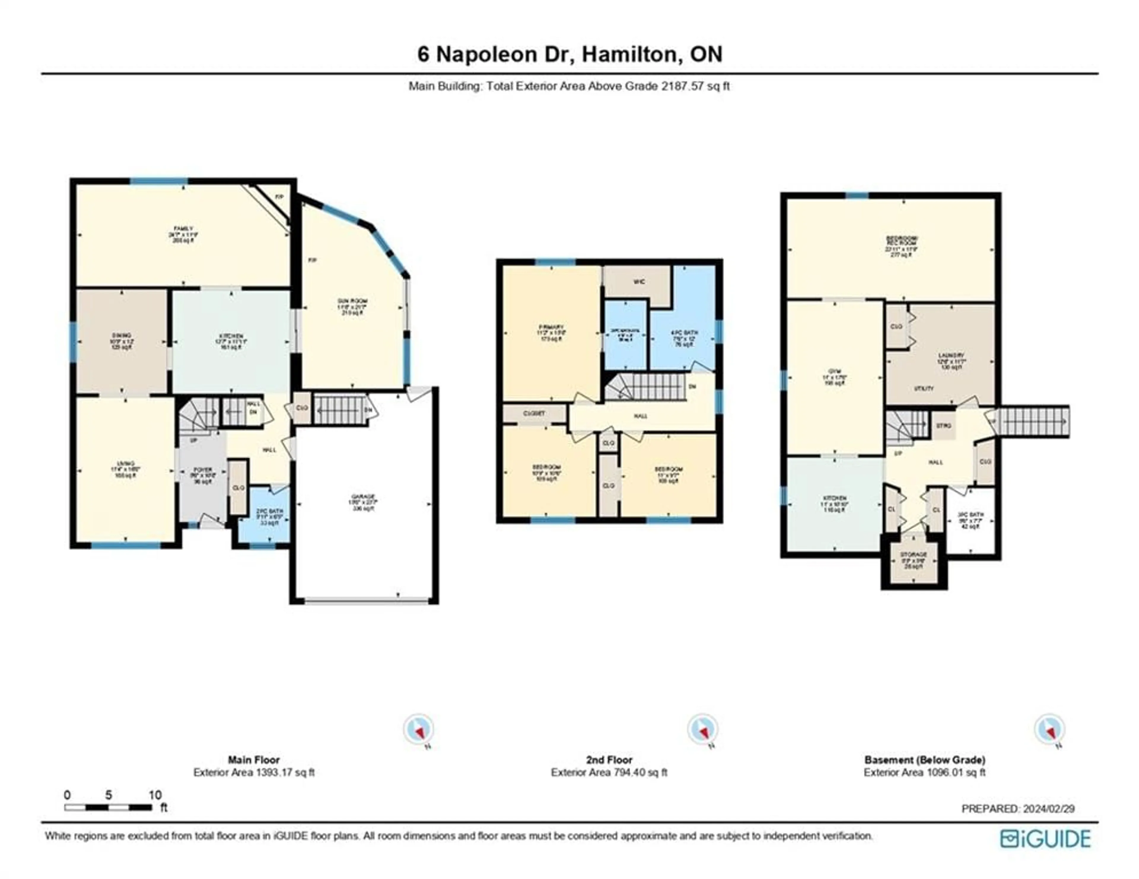 Floor plan for 6 NAPOLEON Dr, Stoney Creek Ontario L8E 4T5