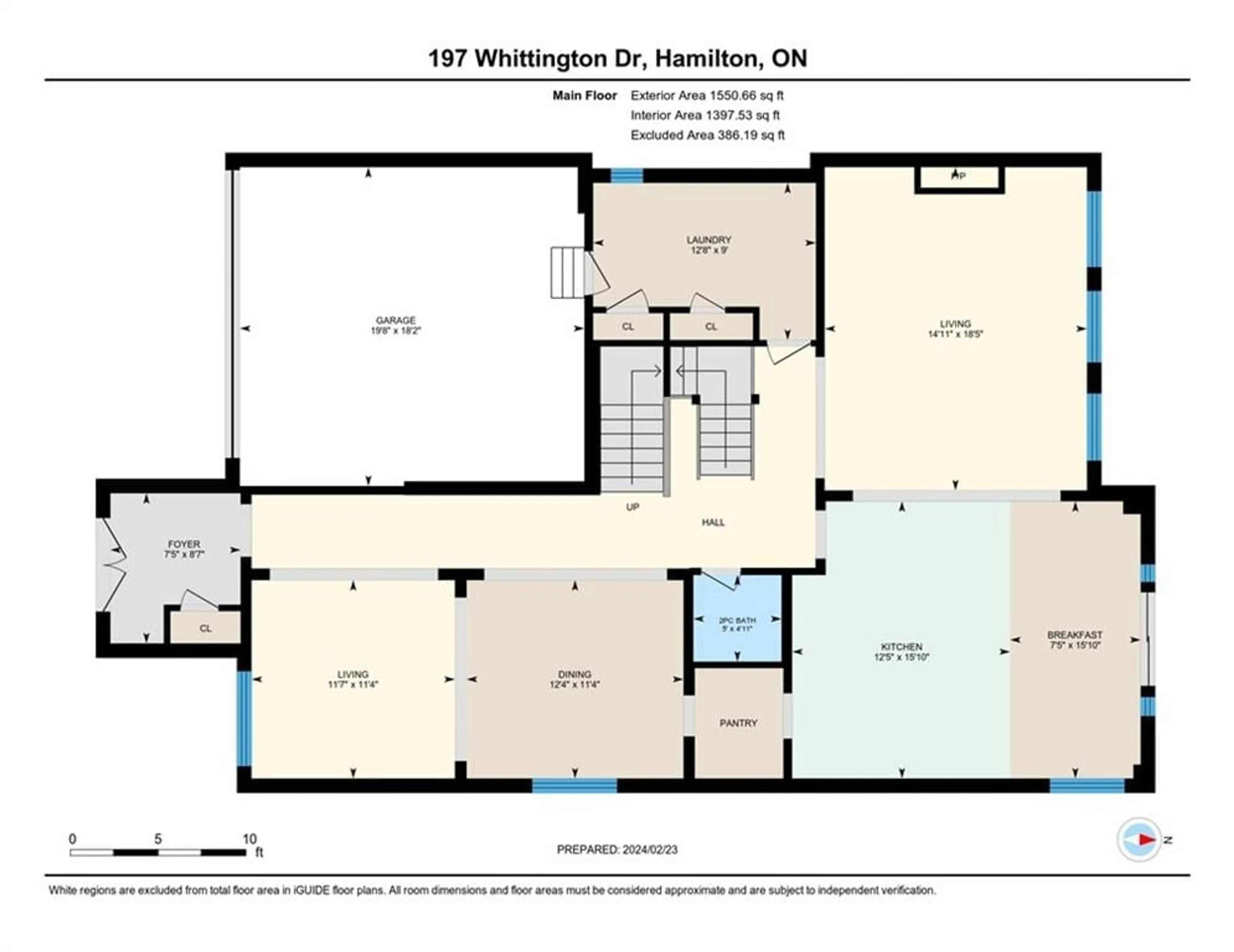 Floor plan for 197 WHITTINGTON Dr, Ancaster Ontario L9K 0H4