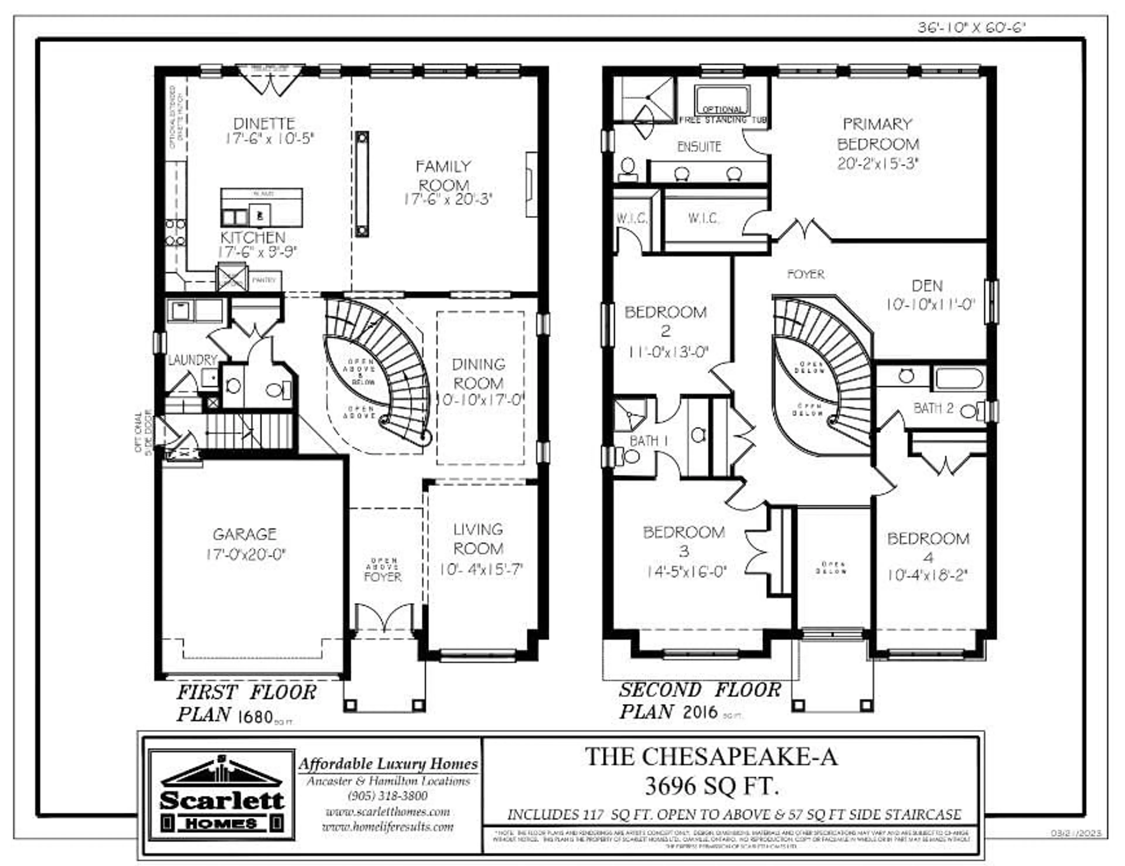 Floor plan for 439 KLEIN Cir, Ancaster Ontario L9K 0K3