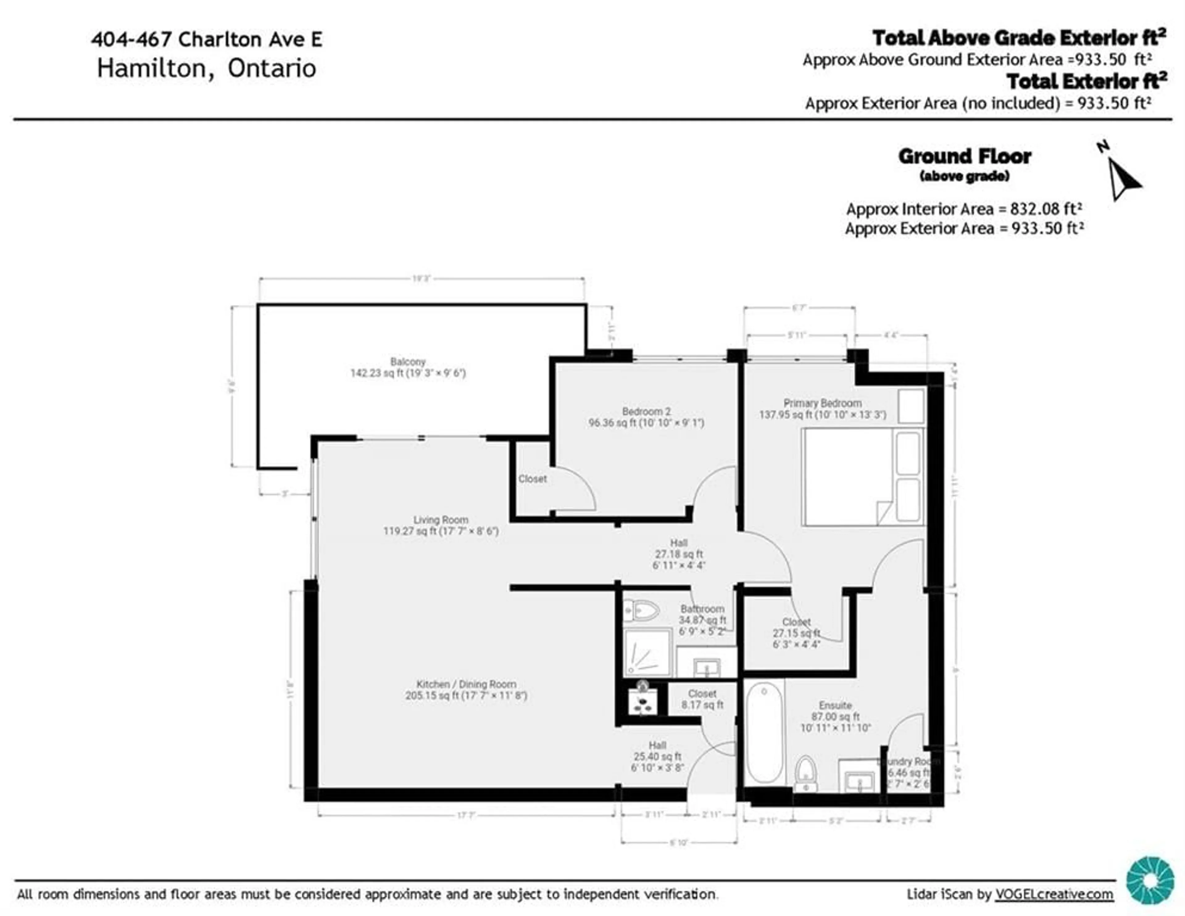 Floor plan for 467 CHARLTON Ave #404, Hamilton Ontario L8N 0B3