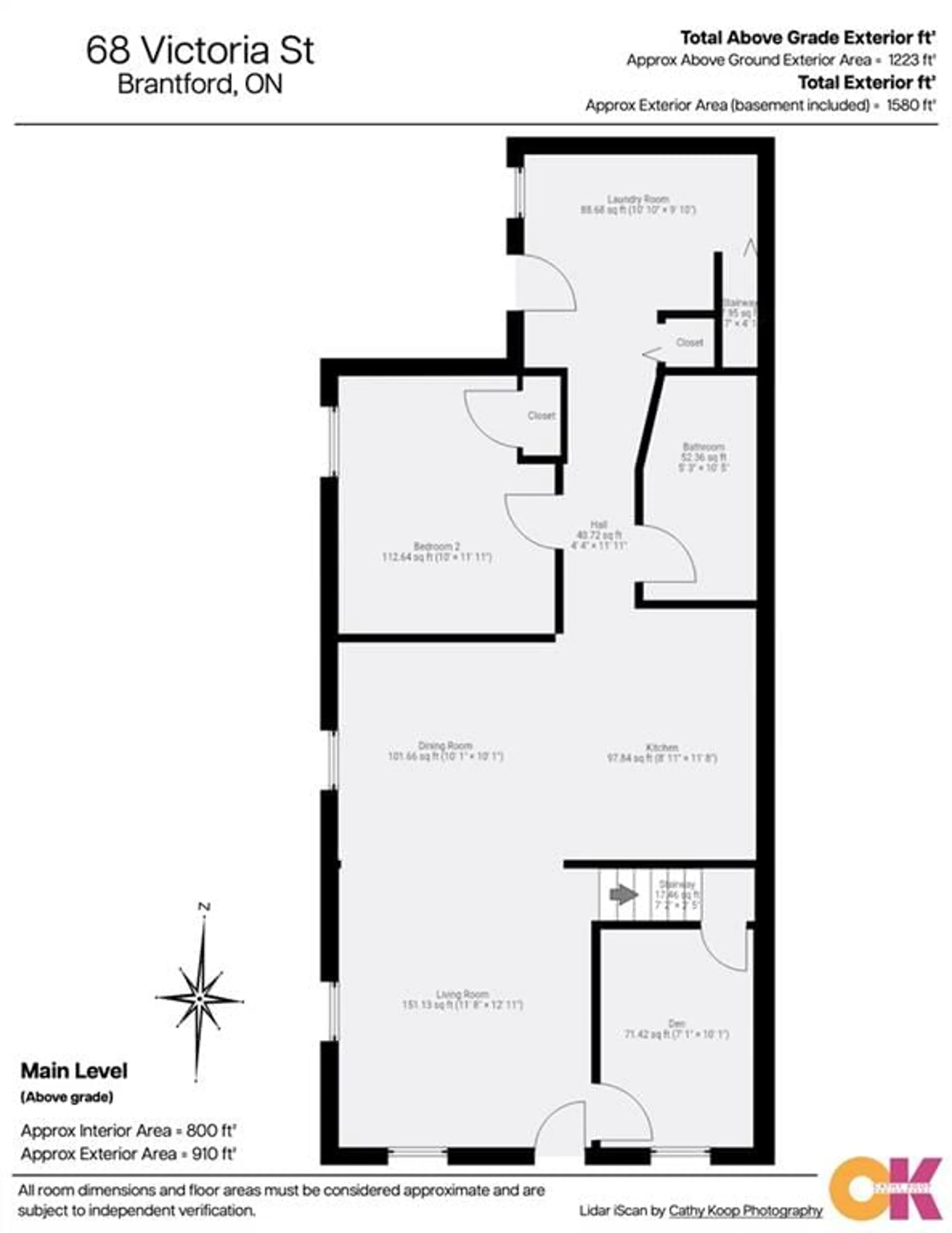 Floor plan for 242 KING St, Dundas Ontario L9H 1V9