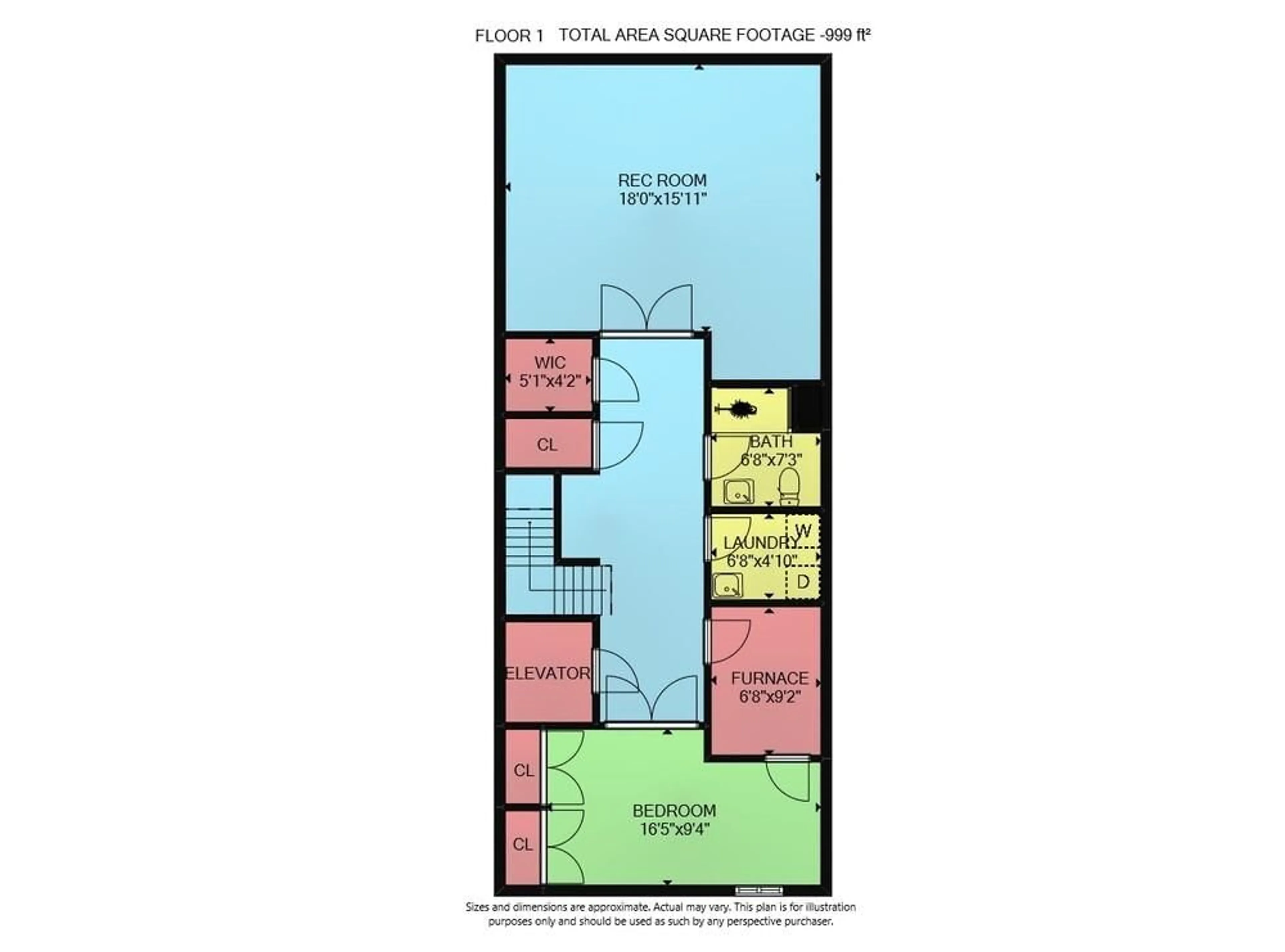 Floor plan for 509 ELIZABETH St #4, Burlington Ontario L7R 2M4