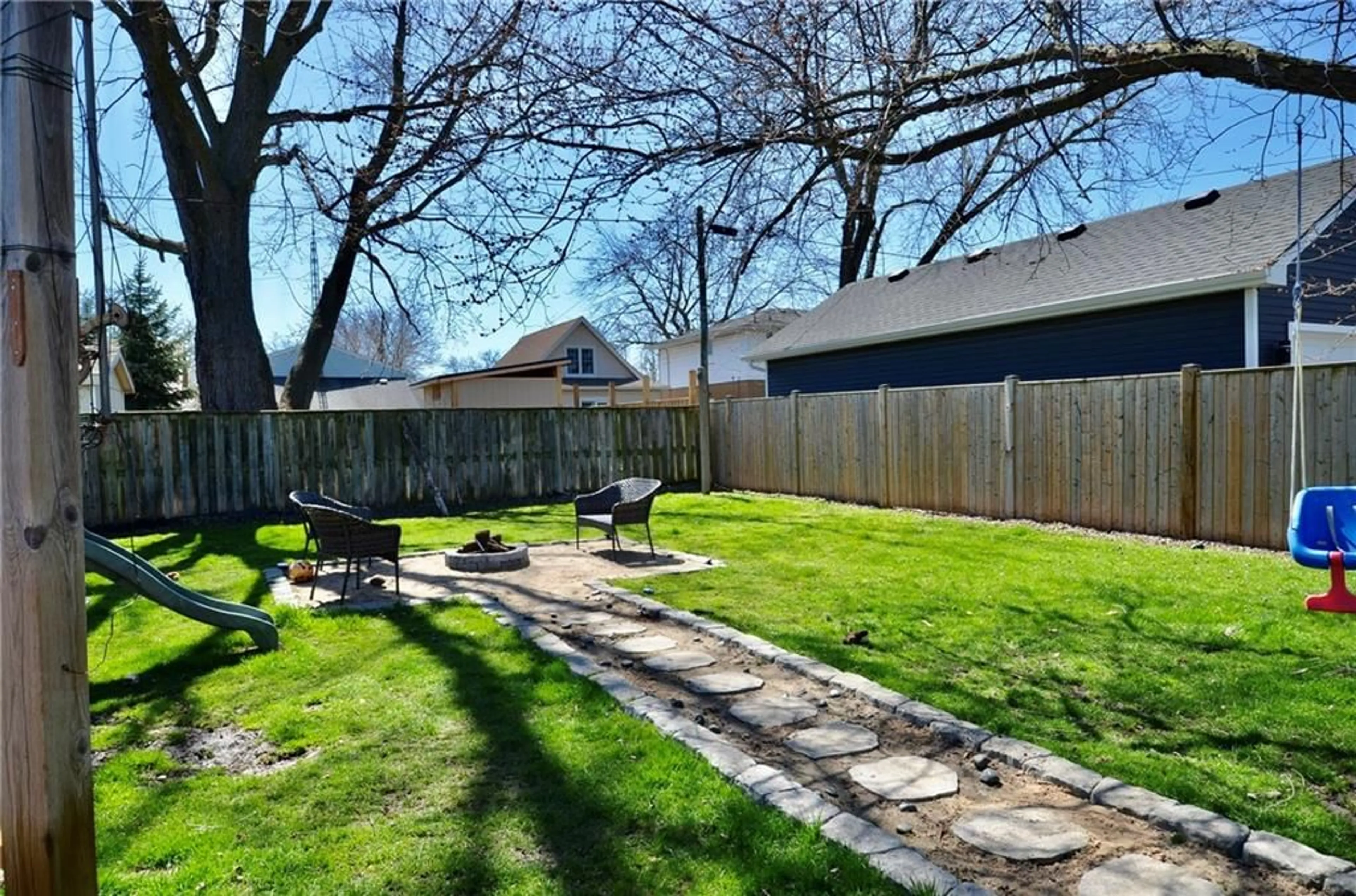 Fenced yard for 20 PARKWOOD Dr, St. Catharines Ontario L2P 1H2