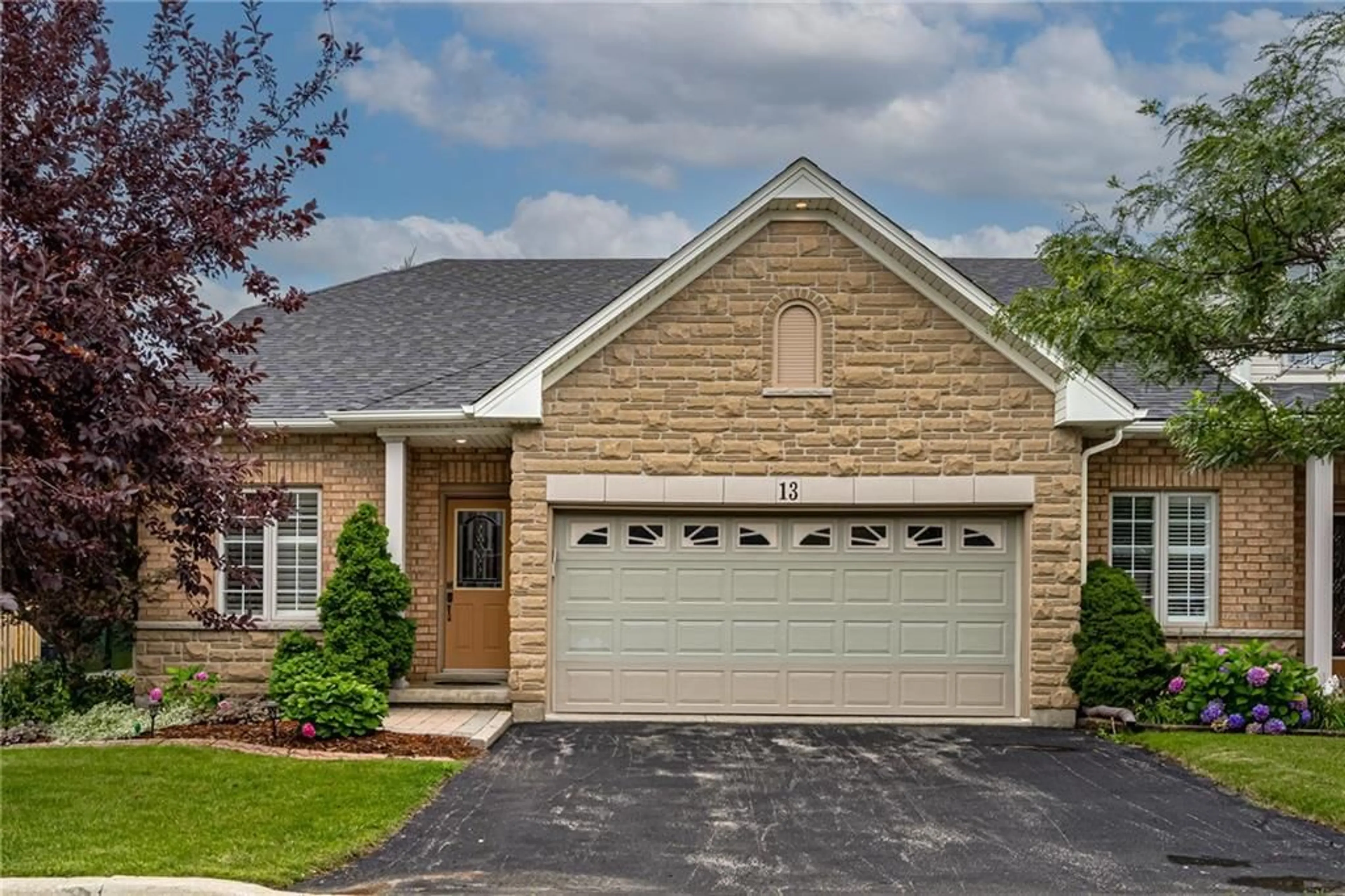 Home with brick exterior material for 13 Appalachian Trail, Glanbrook Ontario L9B 2X8