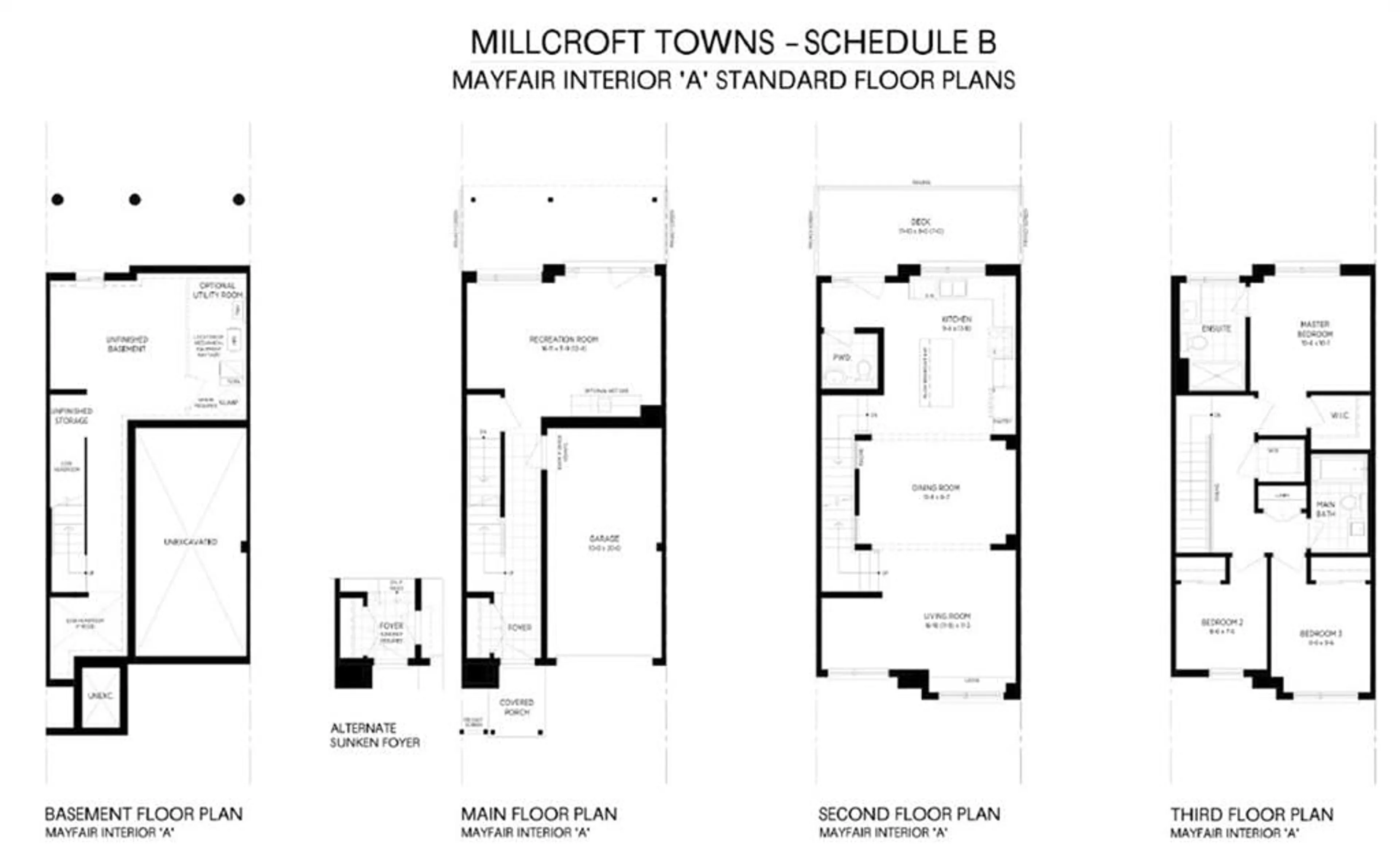 Floor plan for 2273 Turnberry Rd #35, Burlington Ontario L7M 2B2