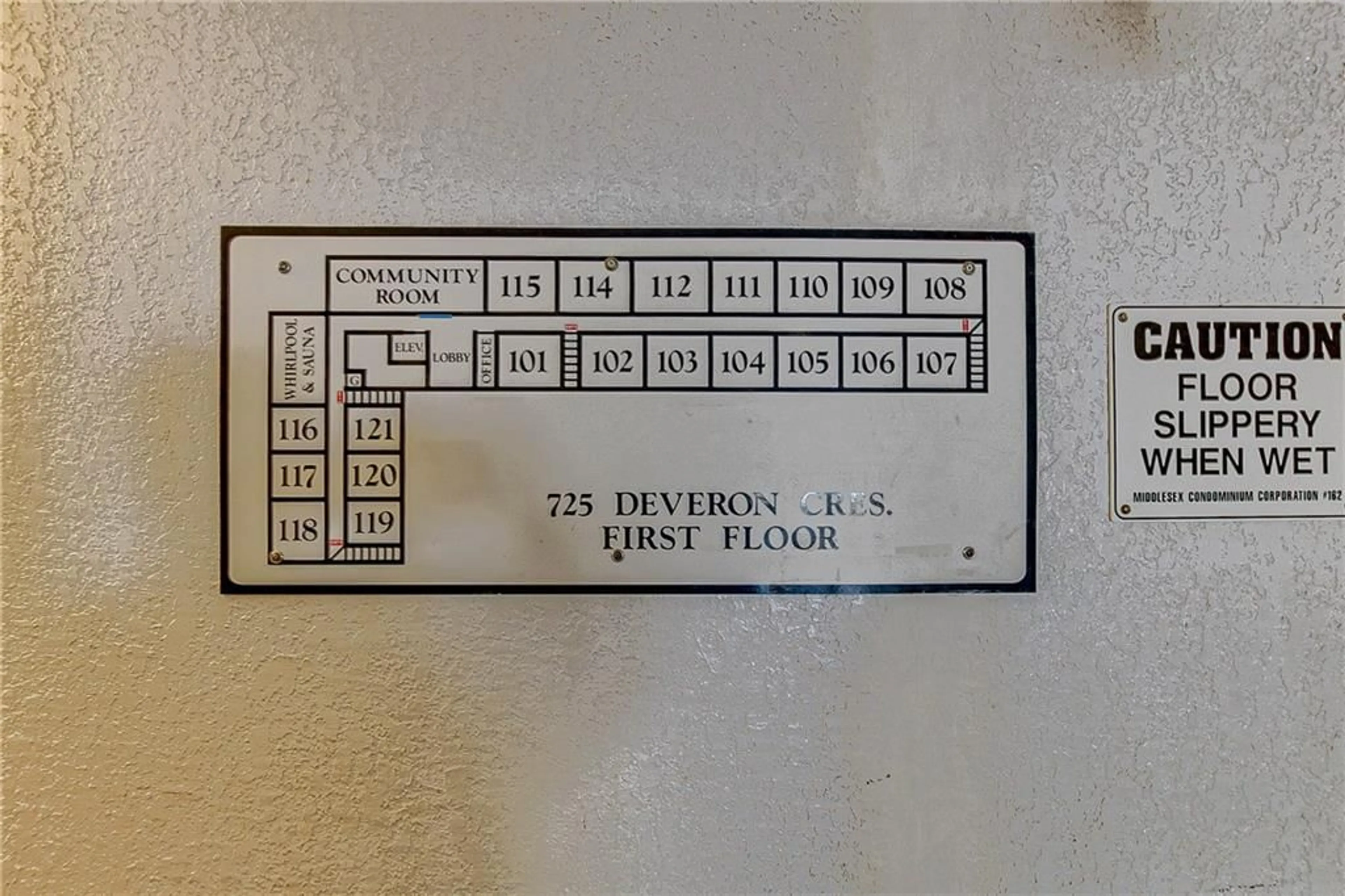 Floor plan for 725 Deveron Cres #108, London Ontario N5Z 4X3