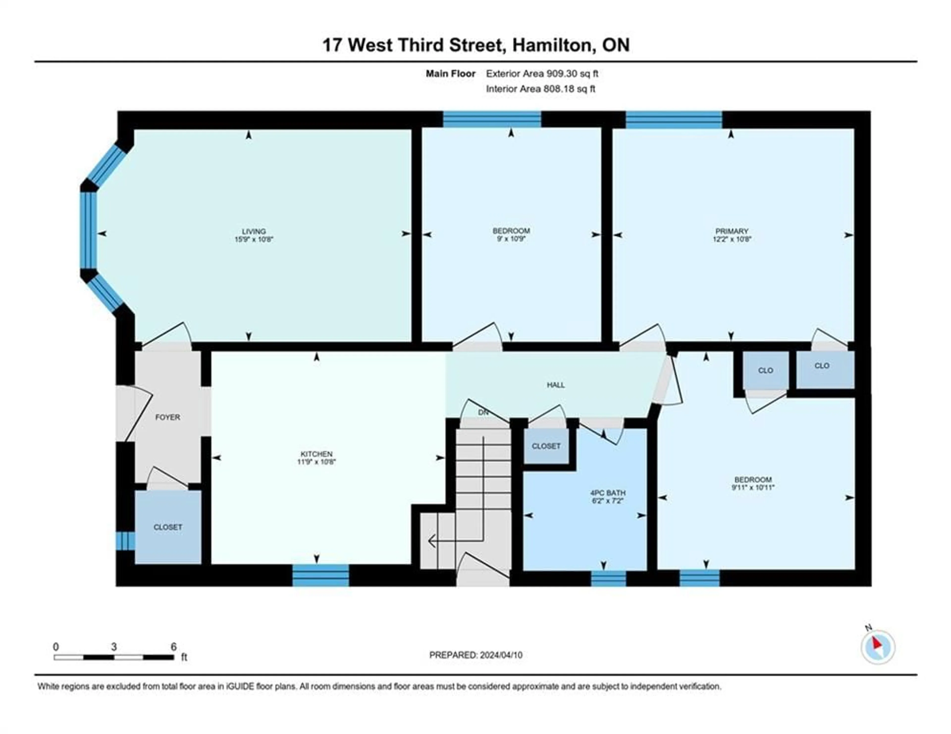 Floor plan for 17 WEST 3RD St, Hamilton Ontario L9C 3J5