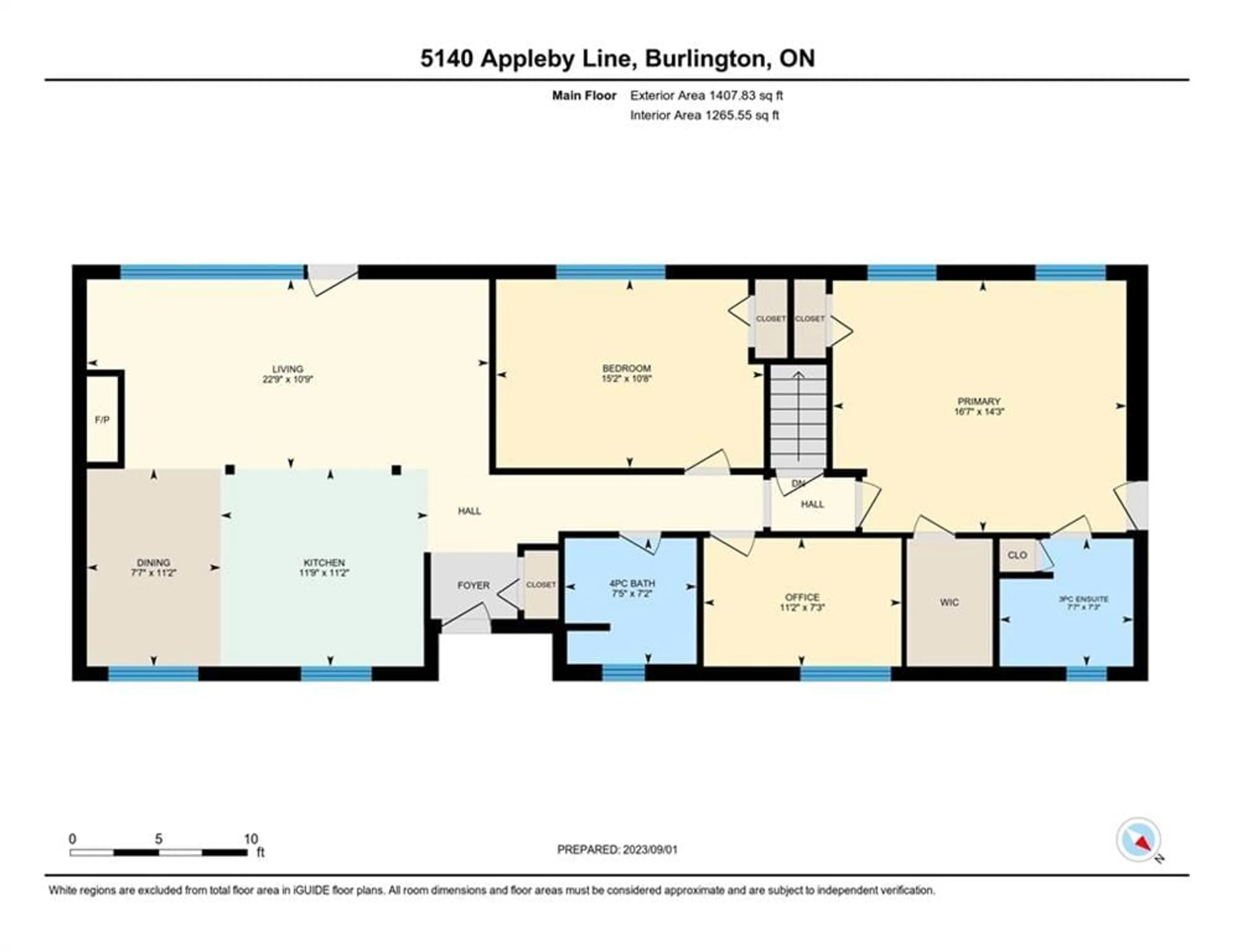 Floor plan for 5140 APPLEBY Line, Burlington Ontario L7M 0P5