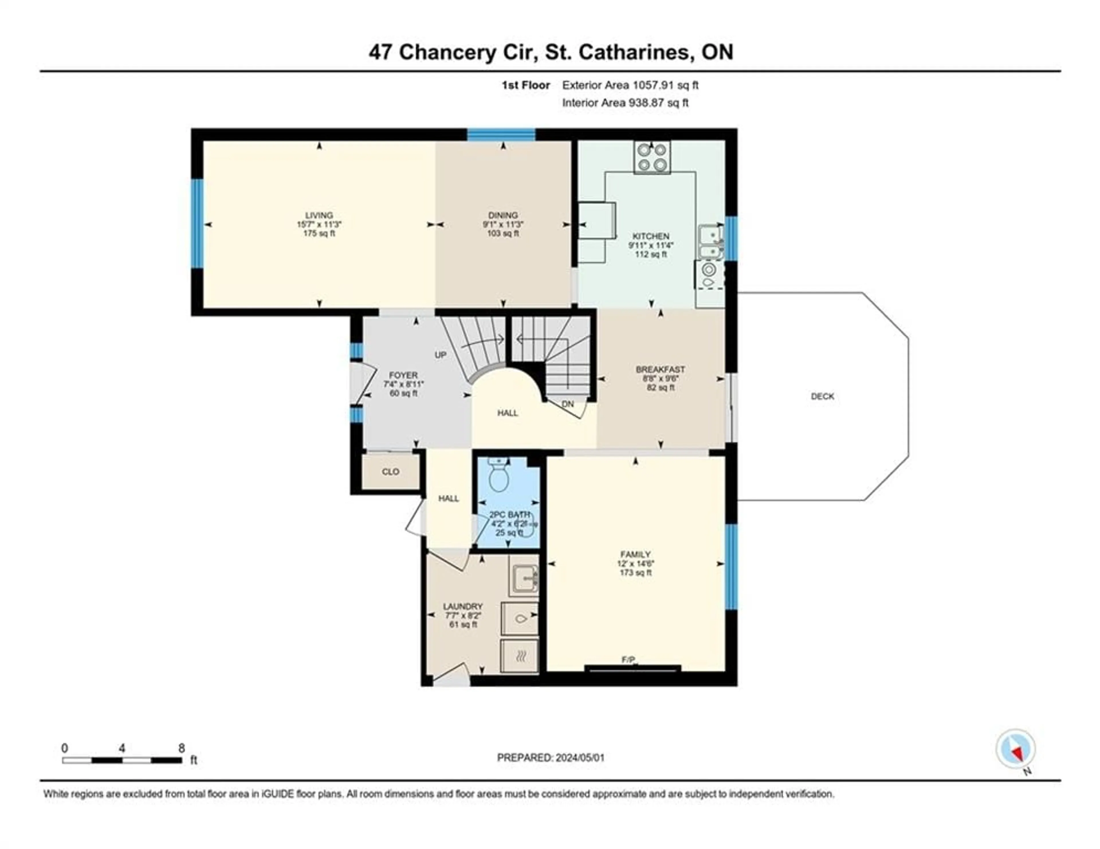 Floor plan for 47 CHANCERY Cir, St. Catharines Ontario L2M 7R3