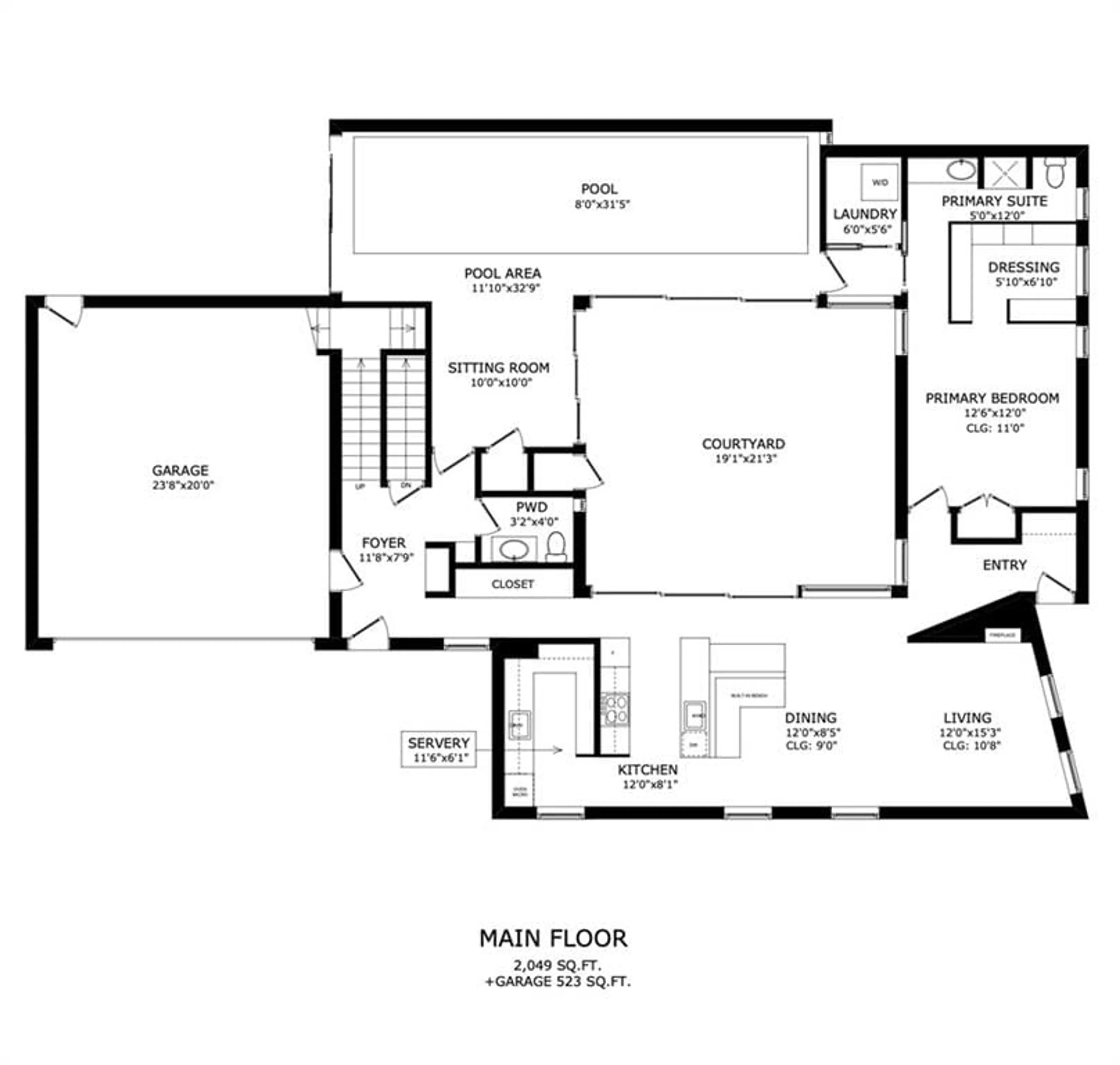 Floor plan for 1427 BIRCH Ave, Burlington Ontario L7S 1J4