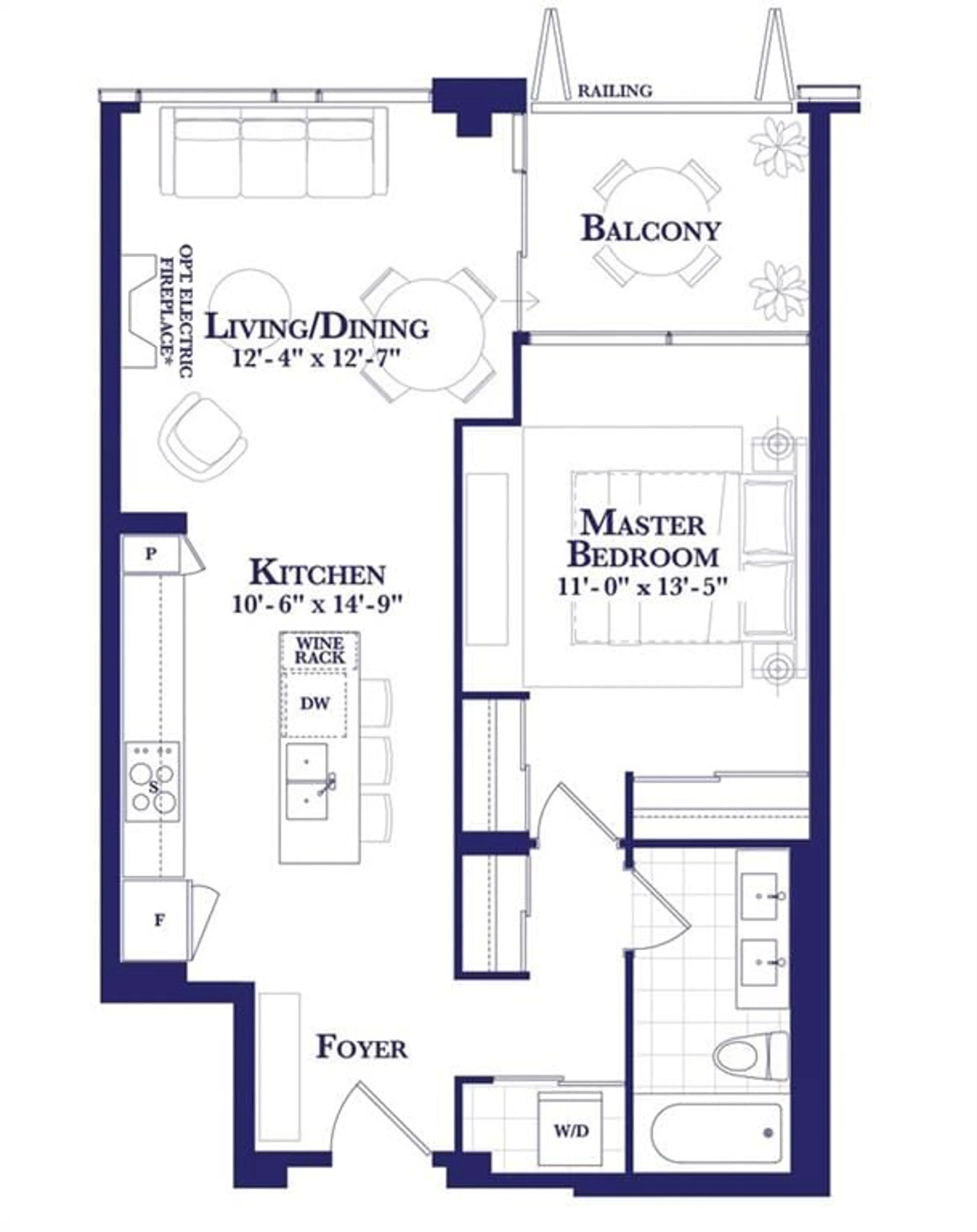 Floor plan for 61-63 LAKEPORT Rd #403, St. Catharines Ontario L2N 4P6