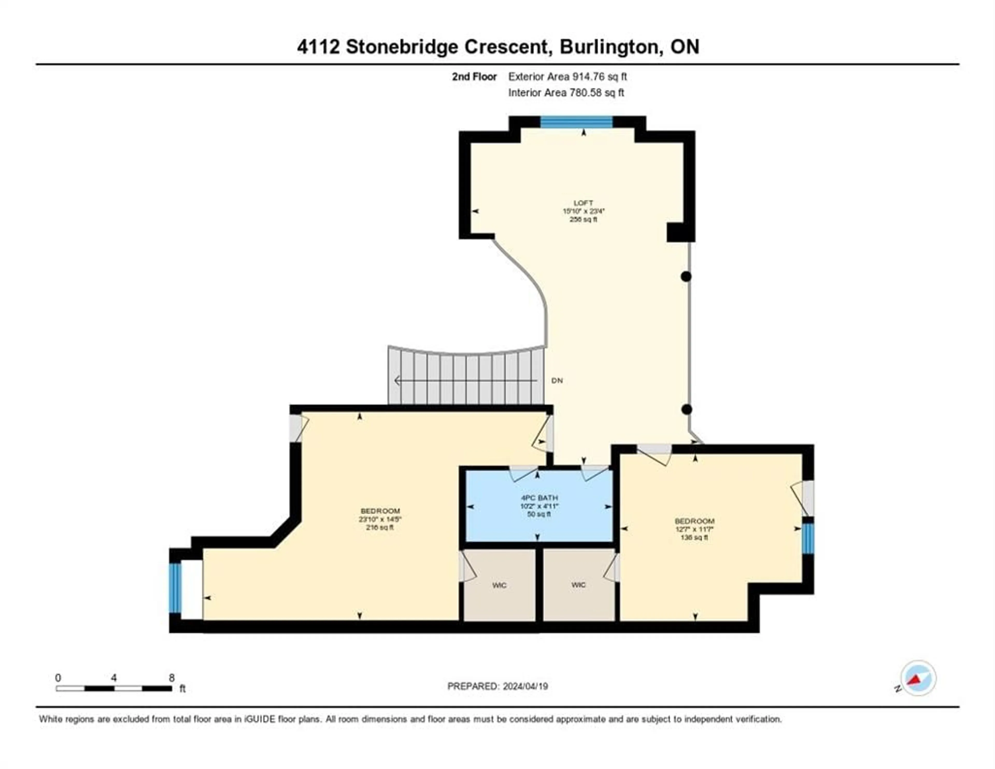 Floor plan for 4112 STONEBRIDGE Cres, Burlington Ontario L7M 4N3