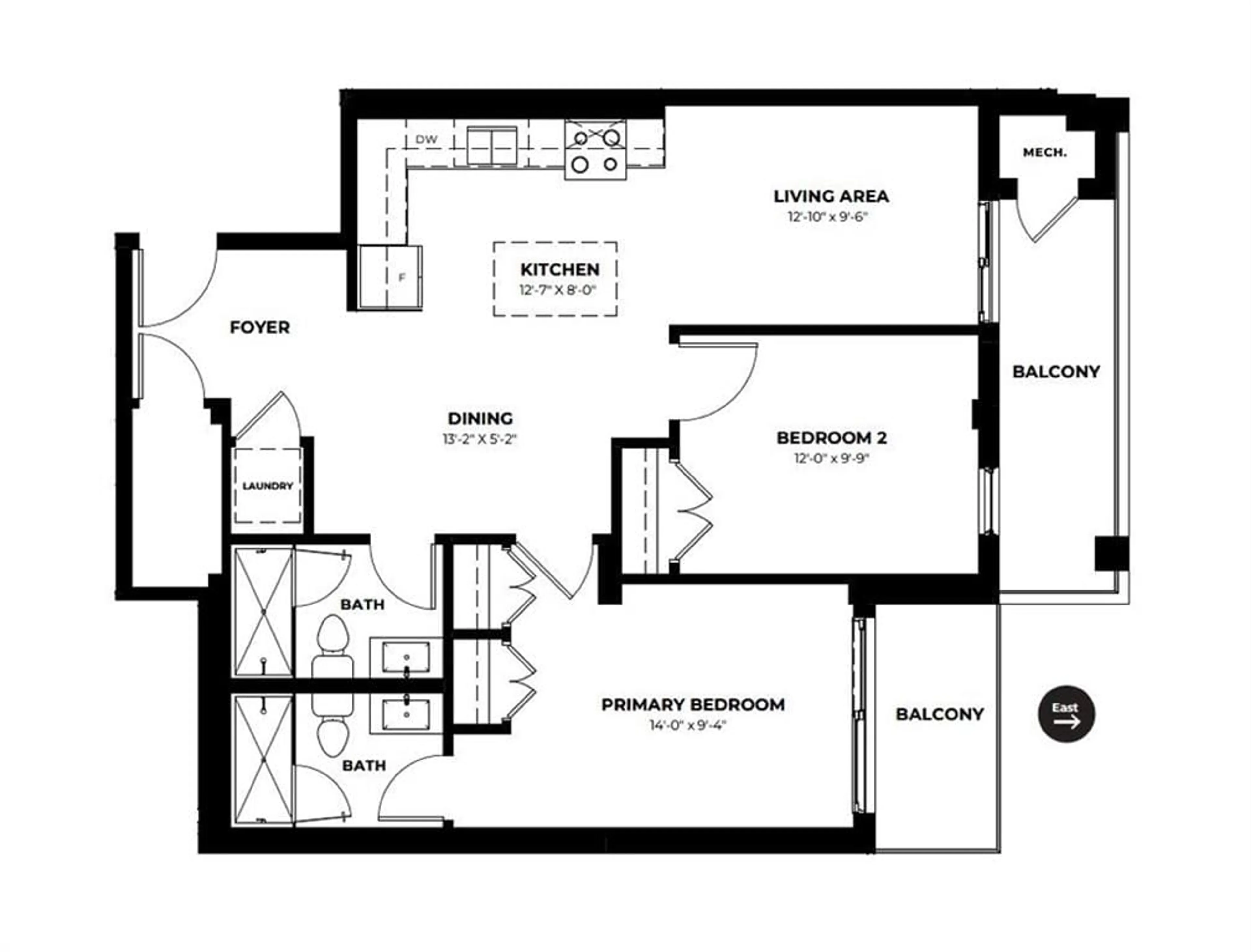 Floor plan for 4186 PORTAGE Rd #406, Niagara Falls Ontario L2E 6A4