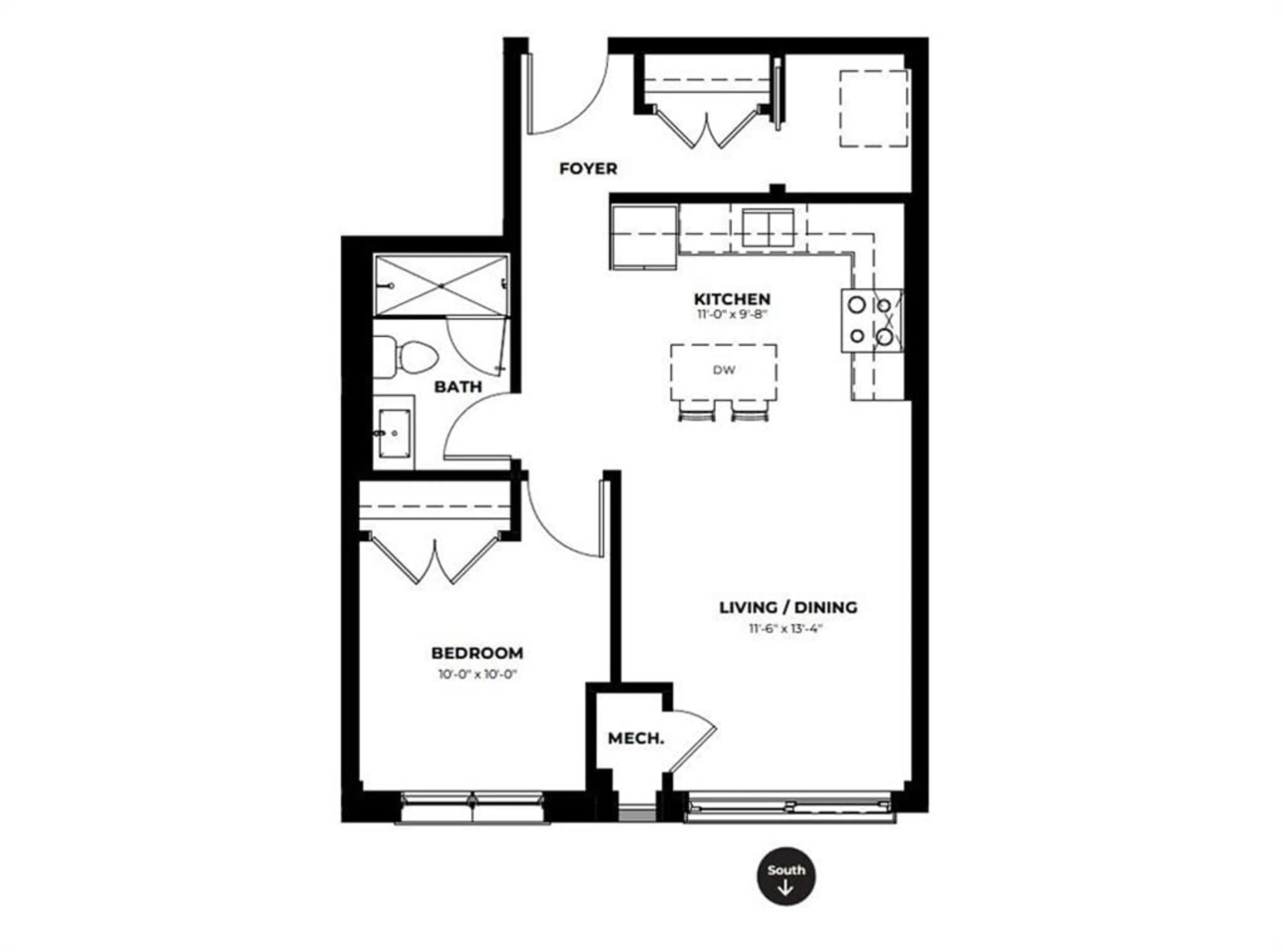 Floor plan for 4186 PORTAGE Rd #202, Niagara Falls Ontario L2E 6A4