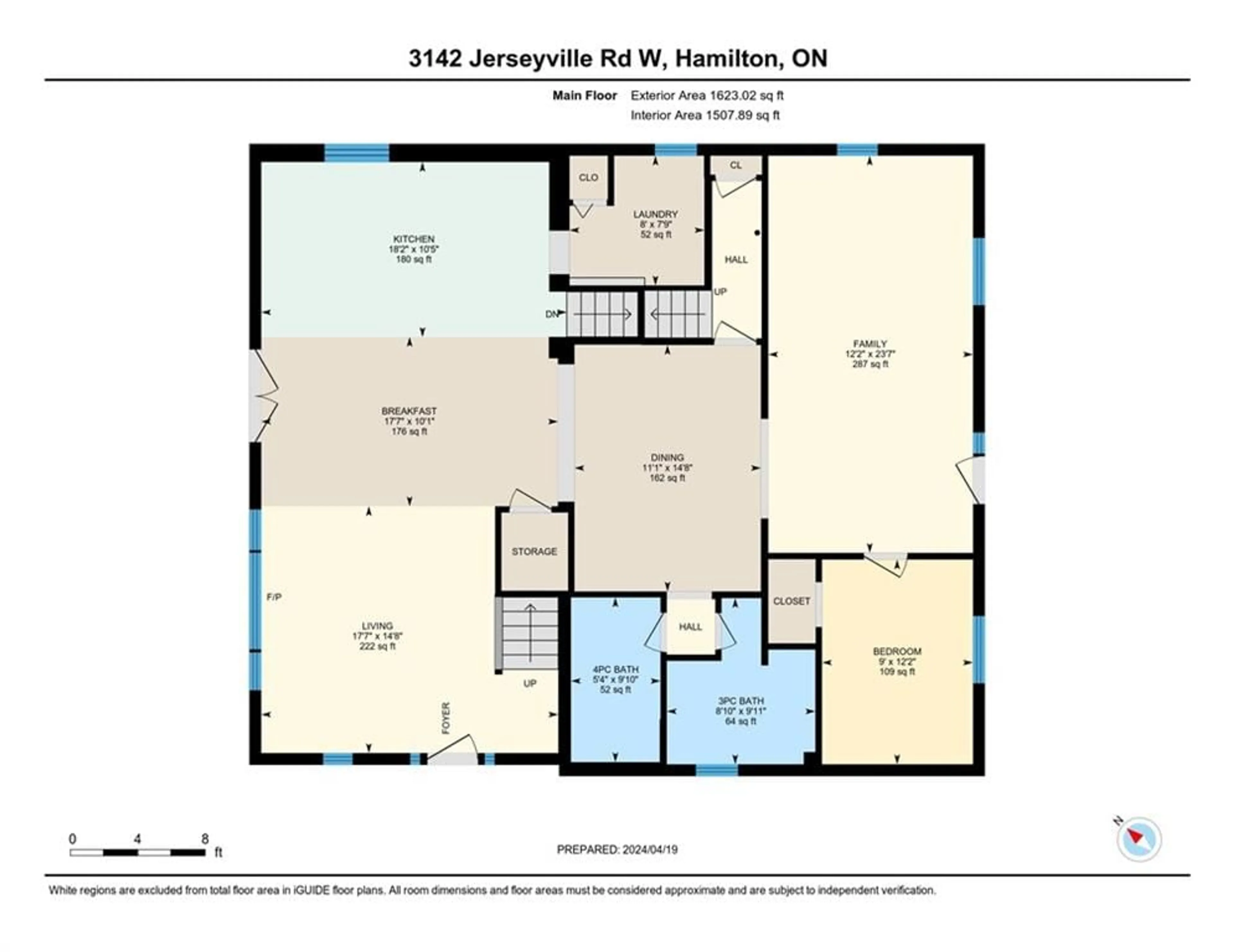 Floor plan for 3142 JERSEYVILLE Rd, Ancaster Ontario N3T 5M1