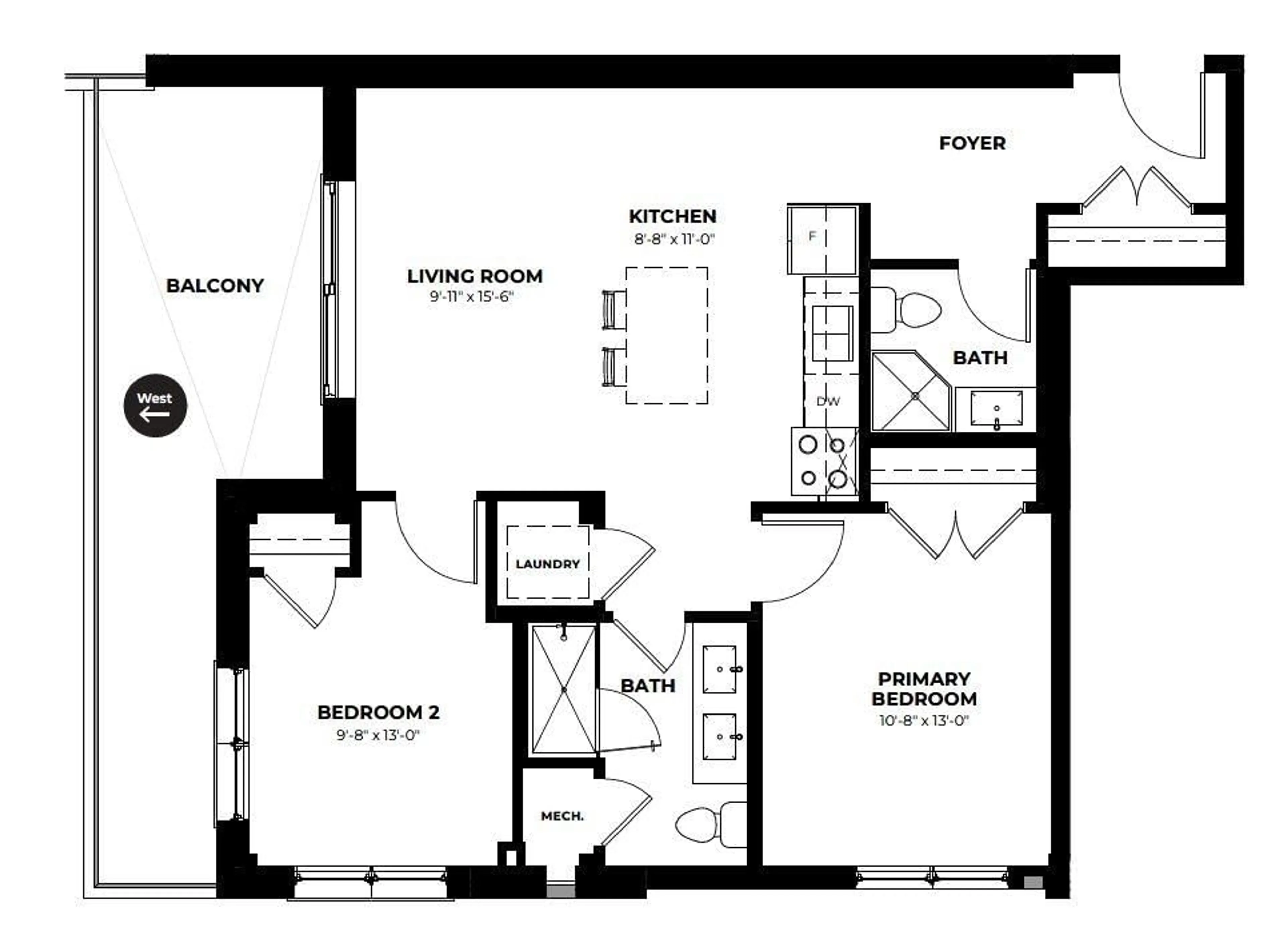 Floor plan for 4186 PORTAGE Rd #301, Niagara Falls Ontario L2E 6A4