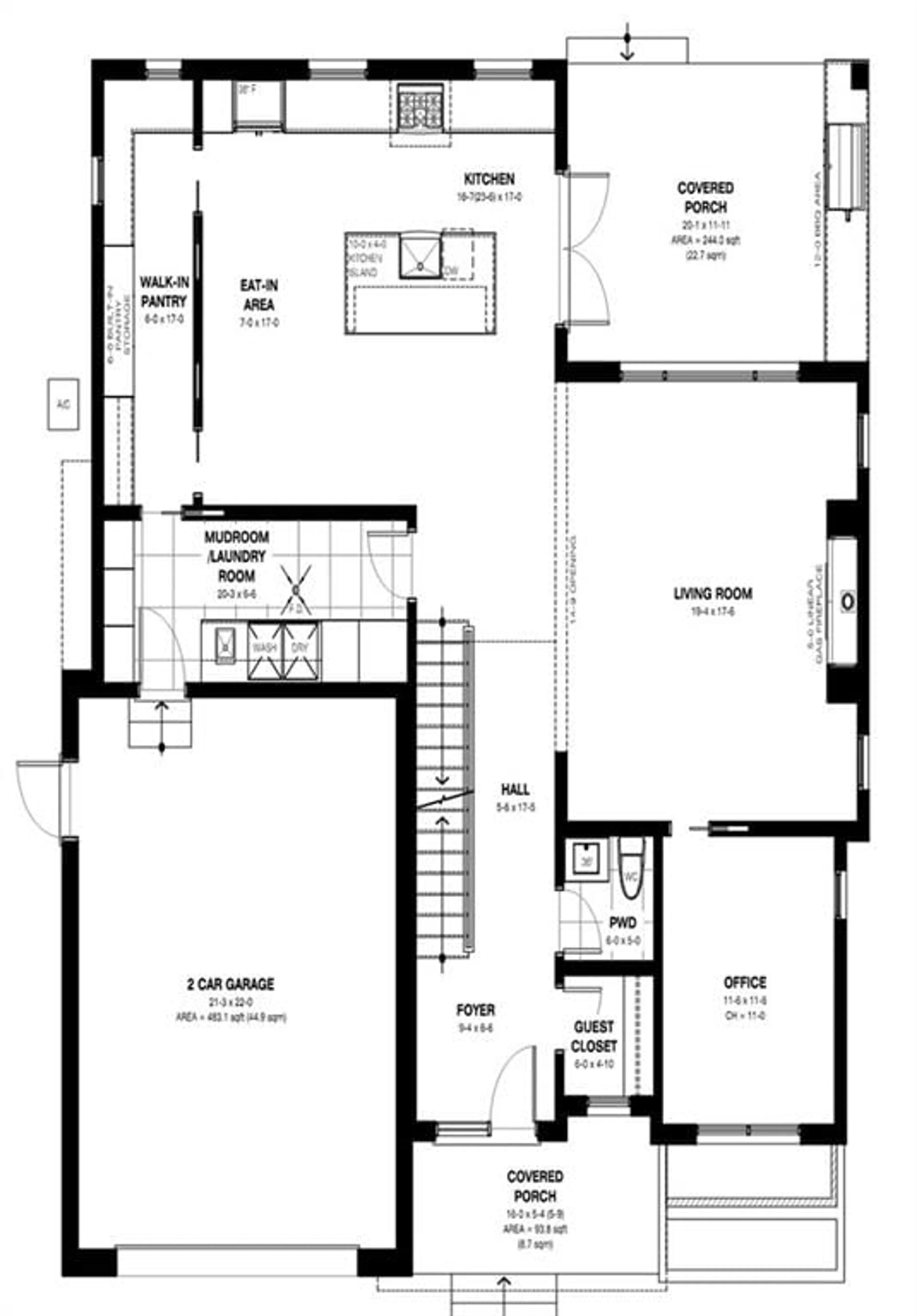 Floor plan for 504 WINONA Rd, Stoney Creek Ontario L8E 5E5