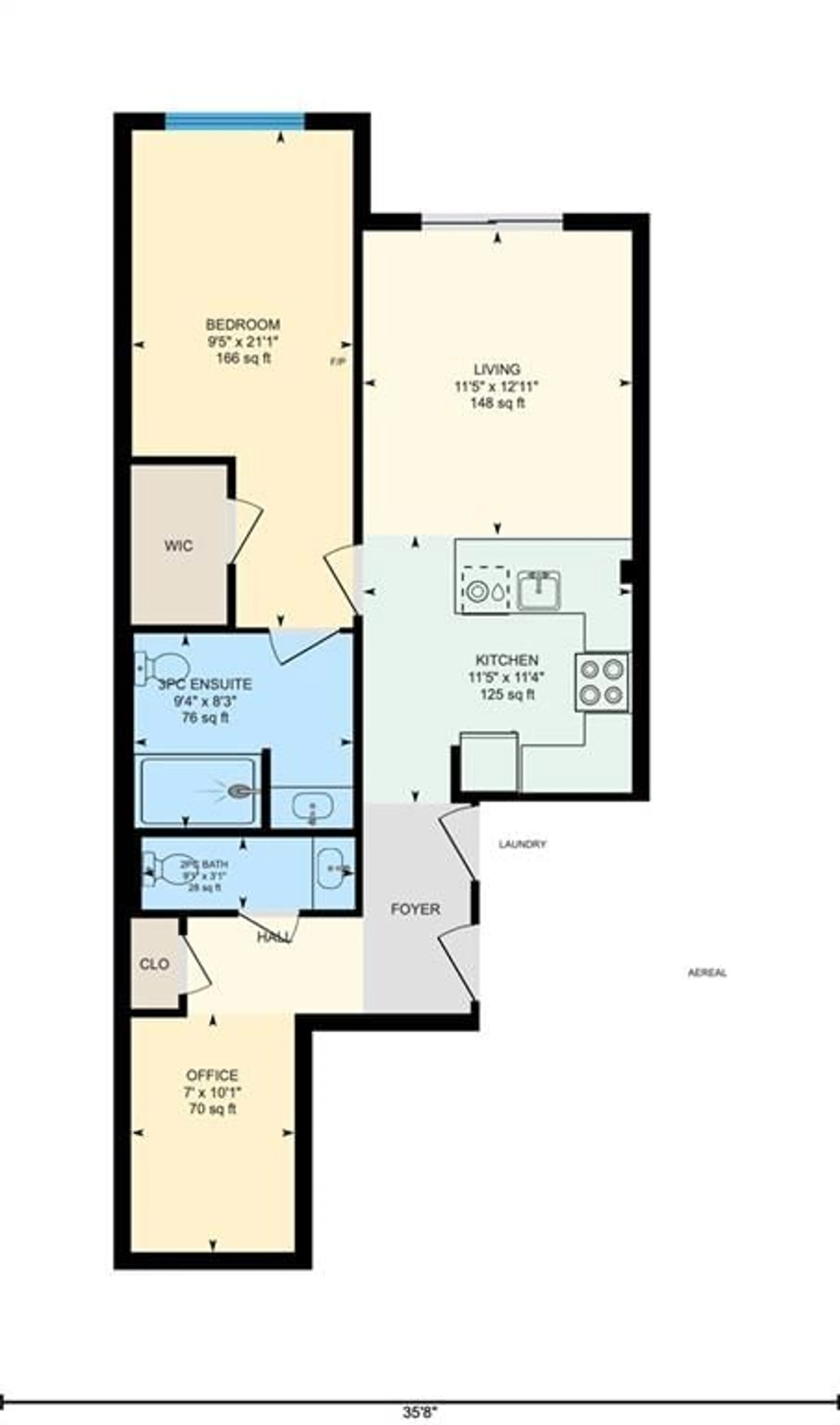 Floor plan for 257 MILLEN Rd #201, Hamilton Ontario L8E 2H1