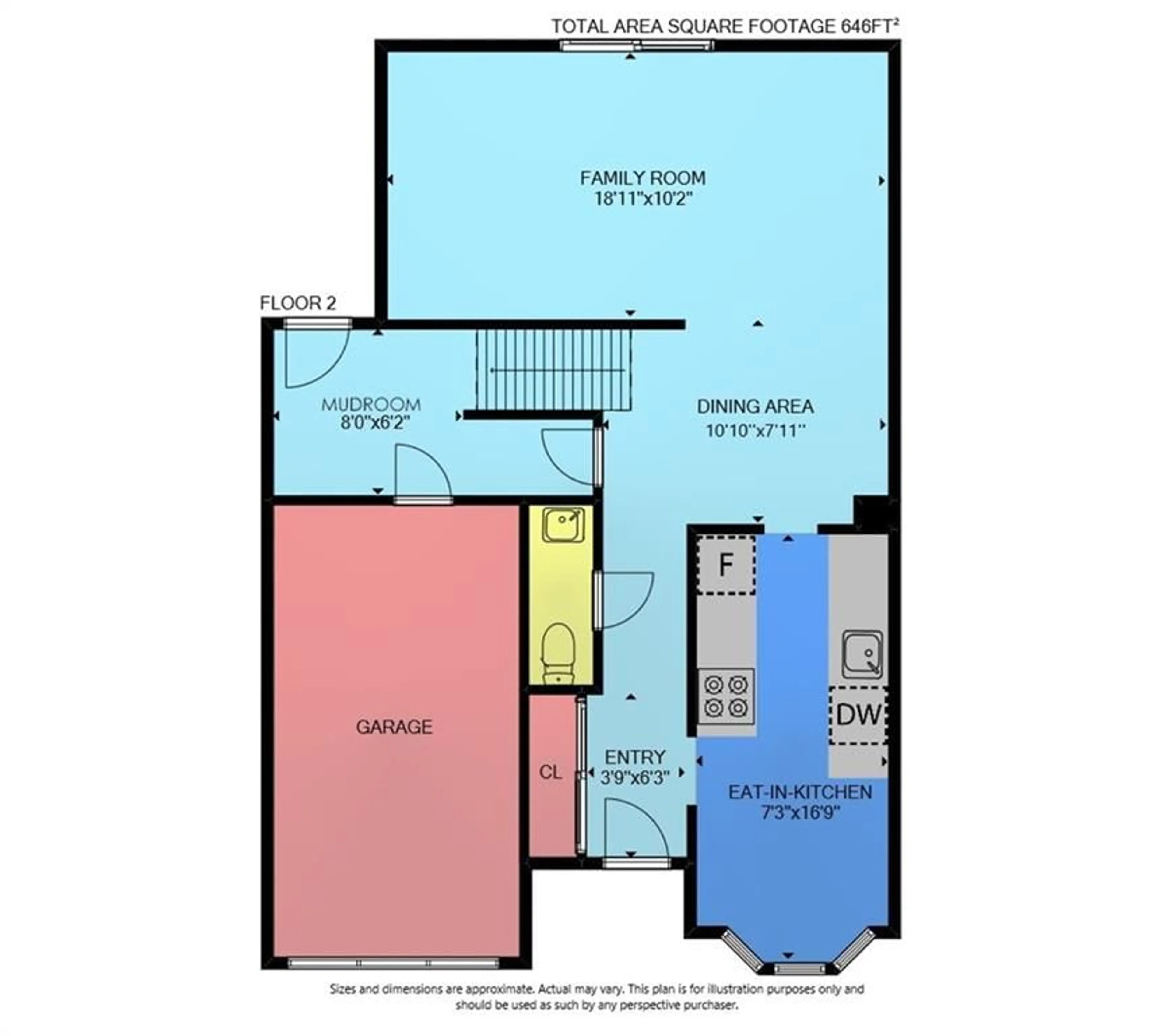 Floor plan for 618 BARTON St #20, Stoney Creek Ontario L8E 4X3