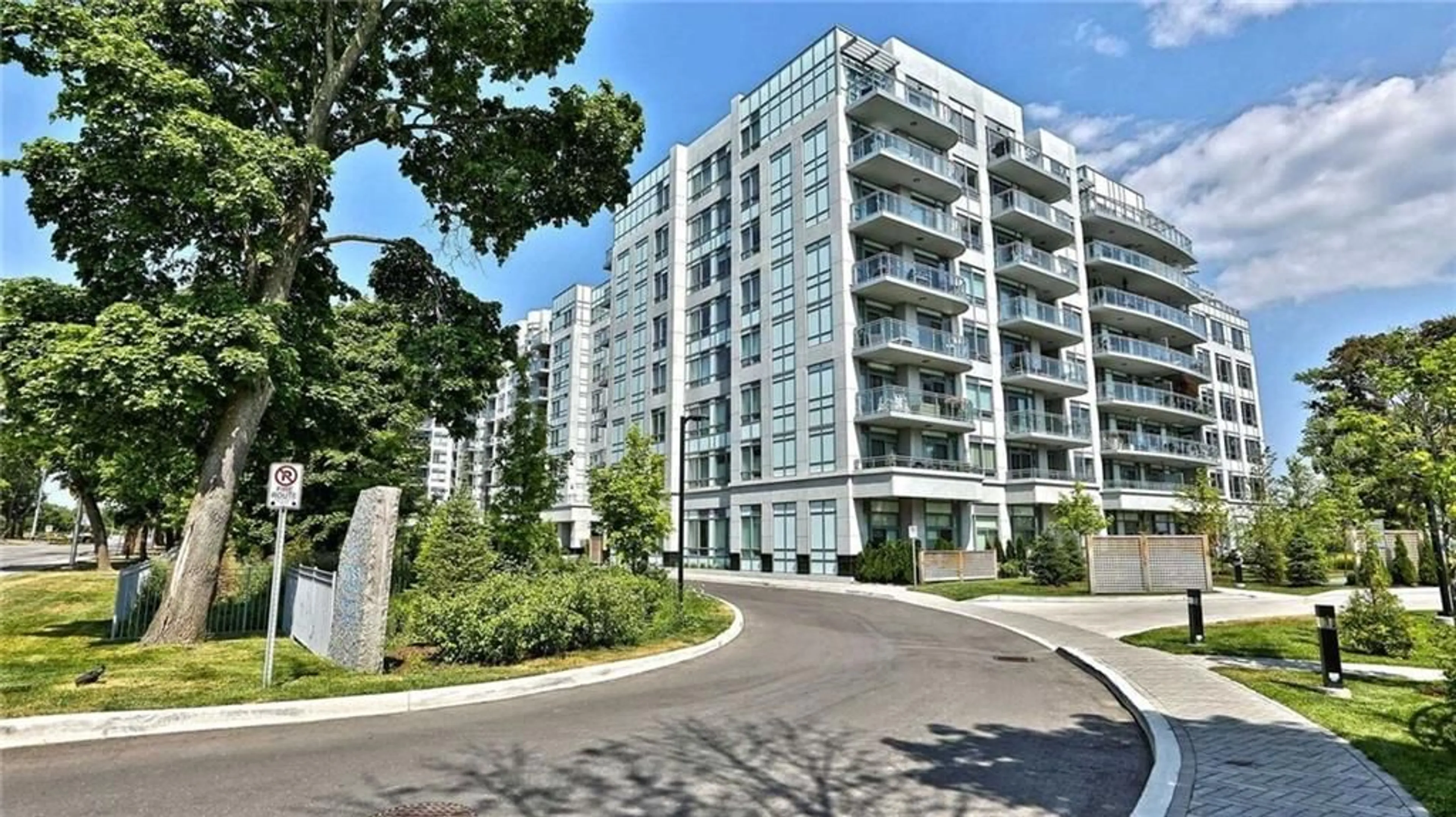 A pic from exterior of the house or condo for 3500 LAKESHORE Rd #A808, Oakville Ontario L6L 0B4