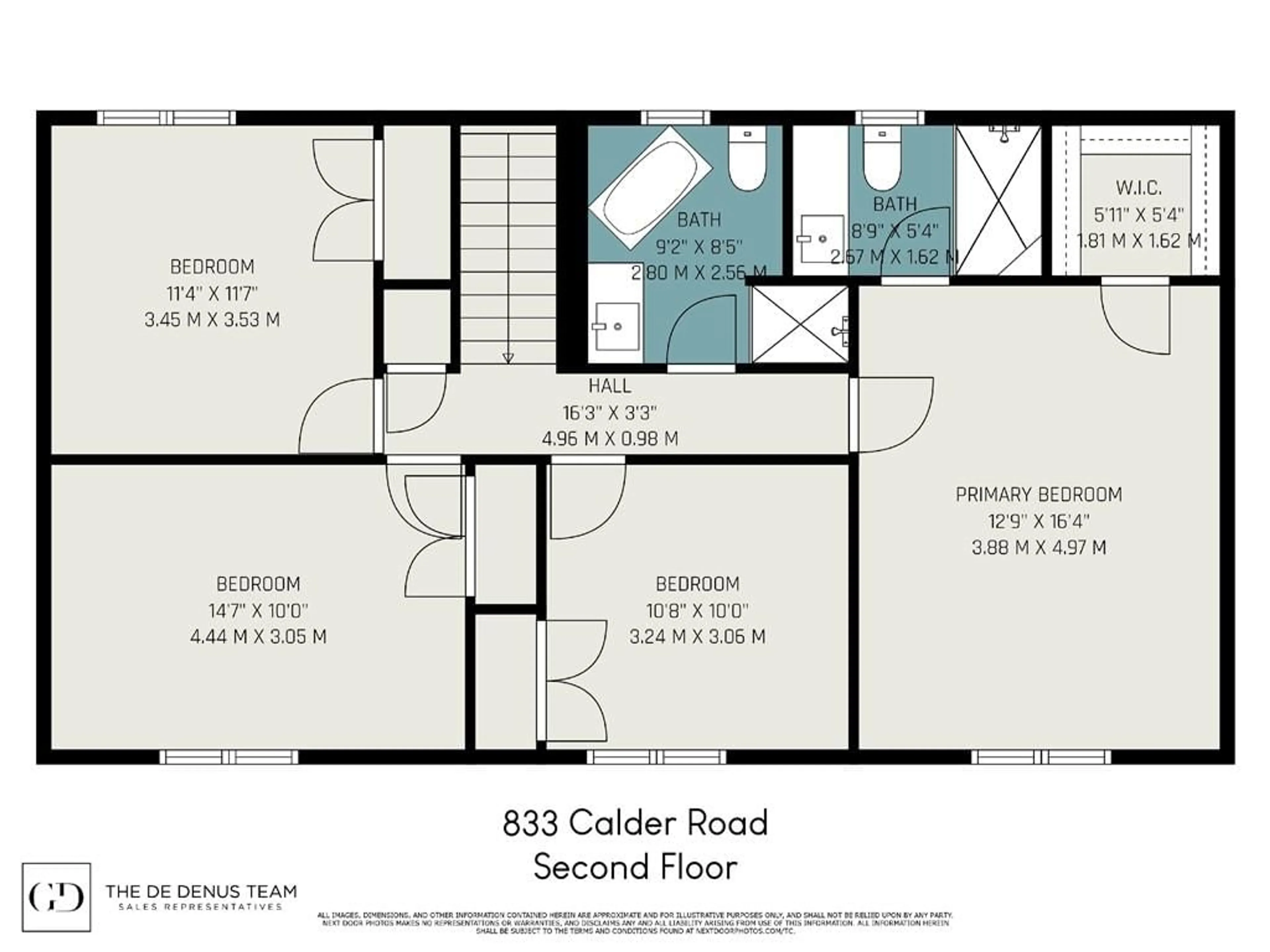 Floor plan for 833 Calder Rd, Mississauga Ontario L5J 2N6