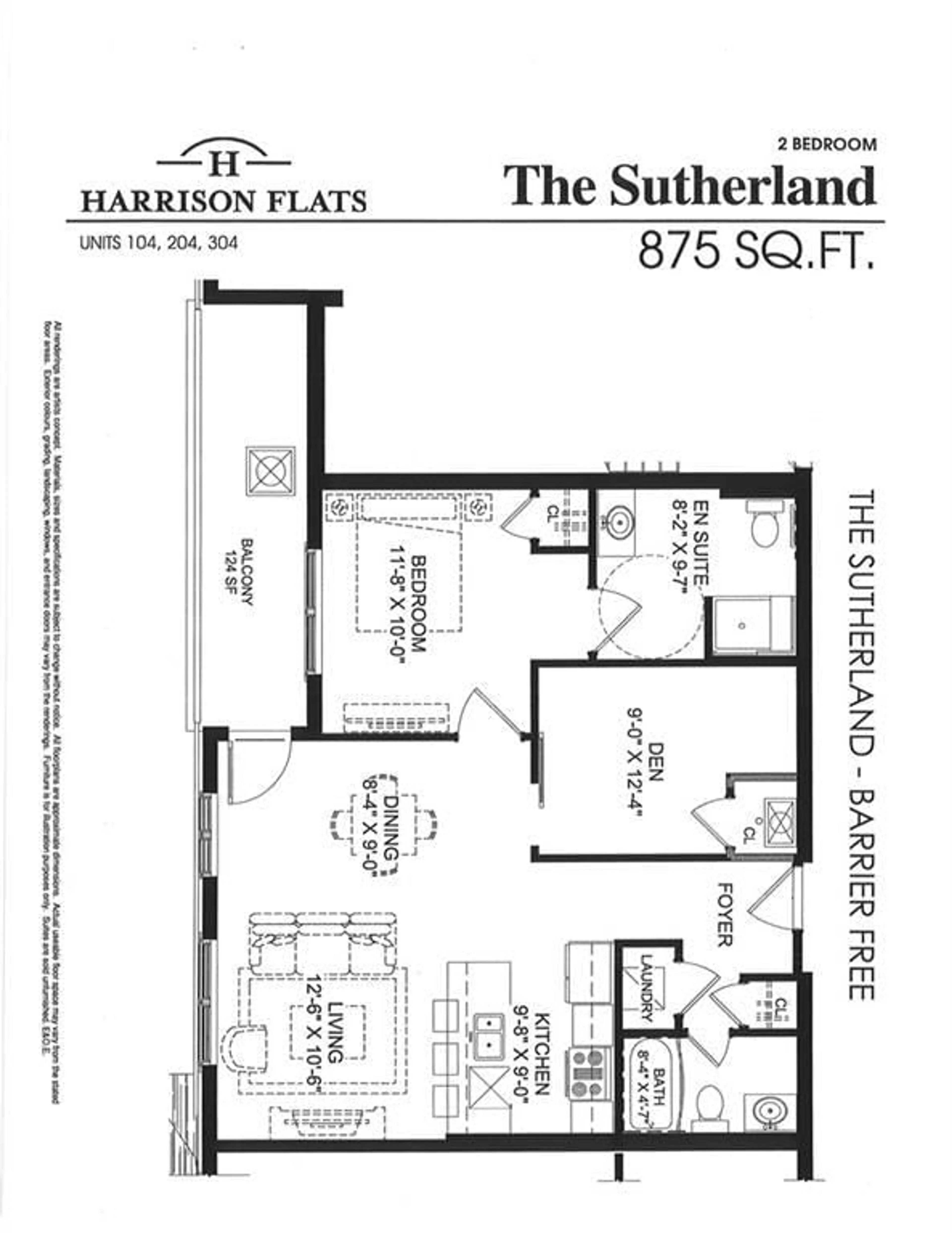 Floor plan for 67 Haddington St #304, Caledonia Ontario N3W 2H2