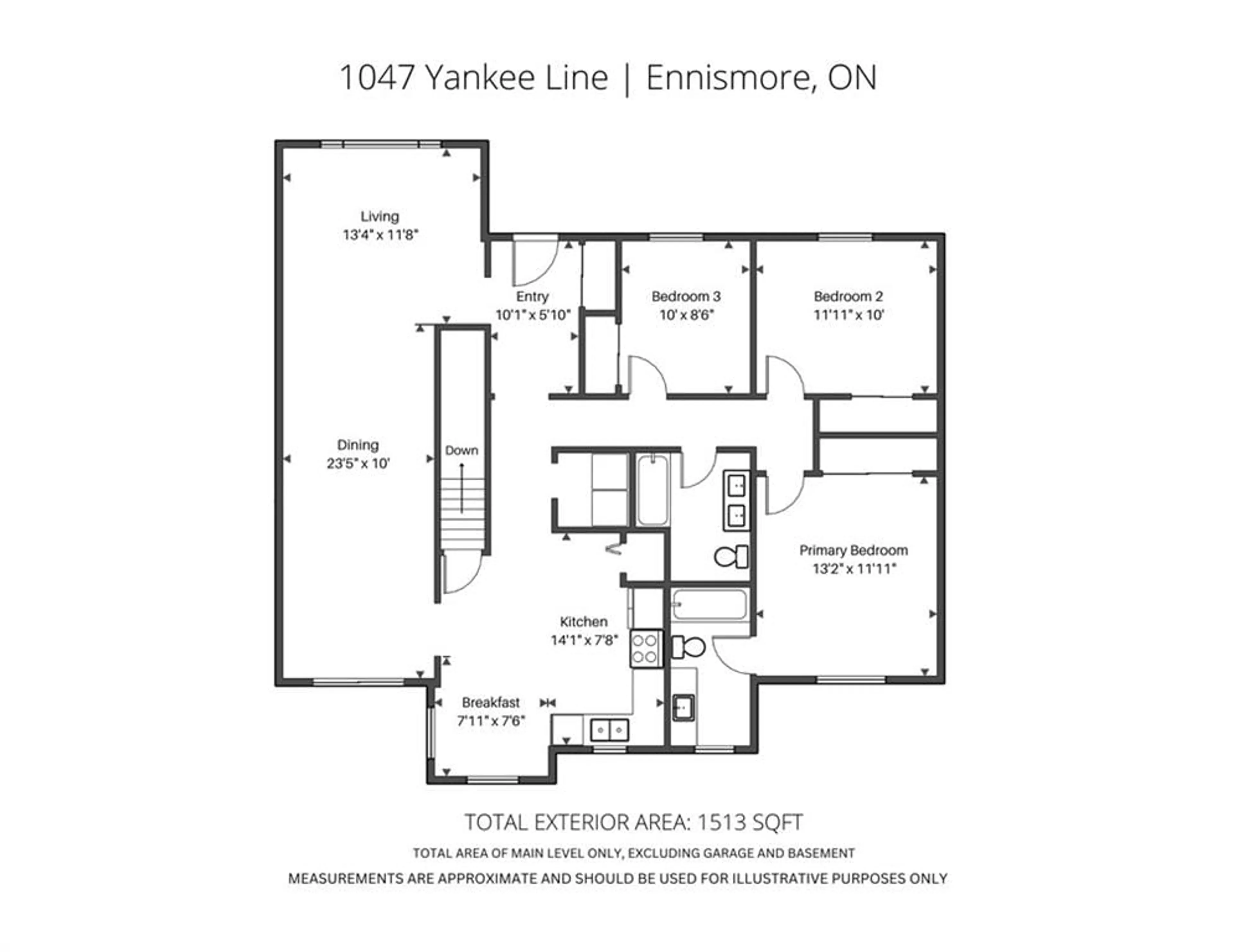 Floor plan for 1047 YANKEE Line, Ennismore Township Ontario K0L 1T0