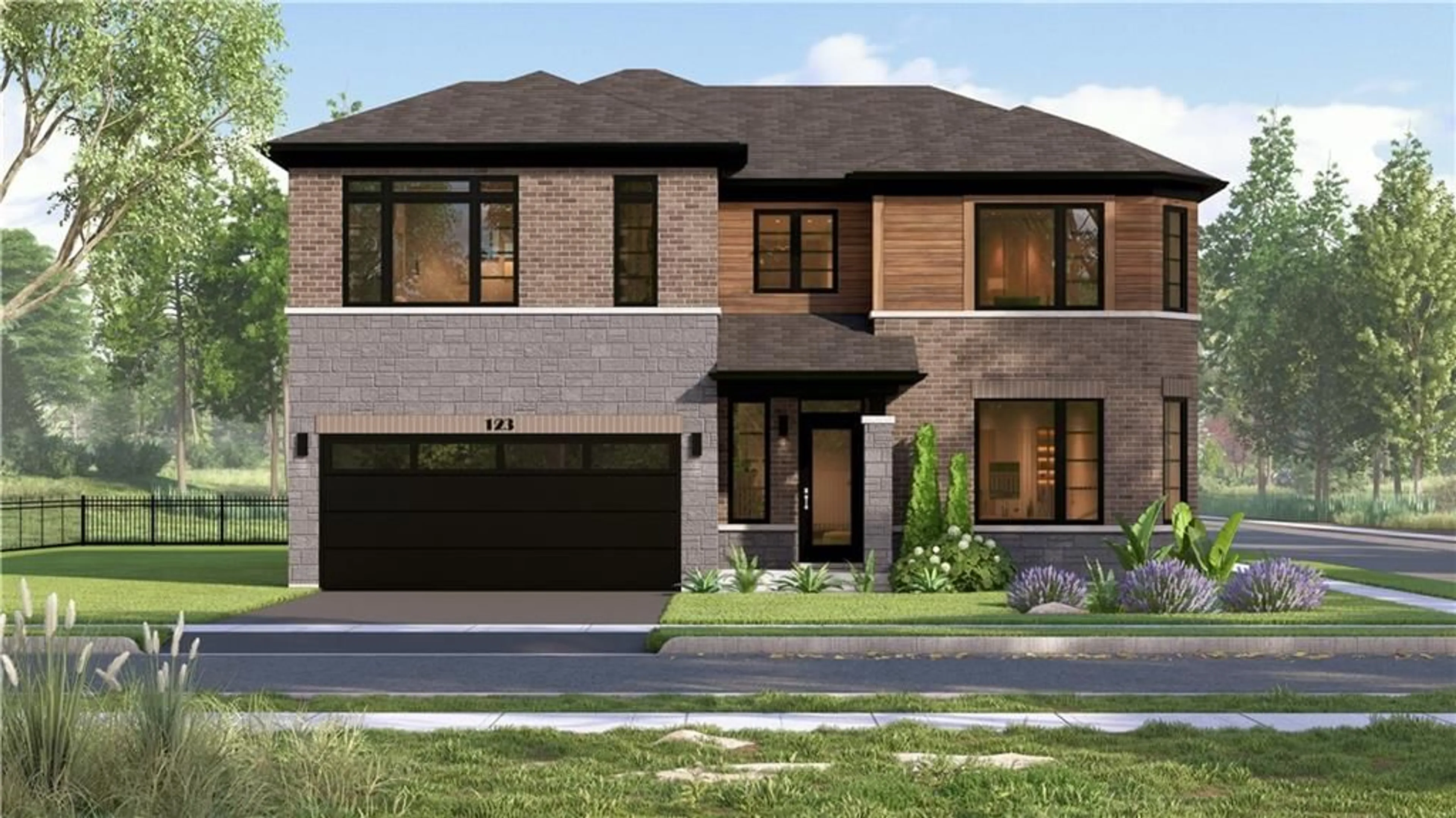 Home with brick exterior material for Lot 104 Bee Cres, Brantford Ontario N3T 0V7