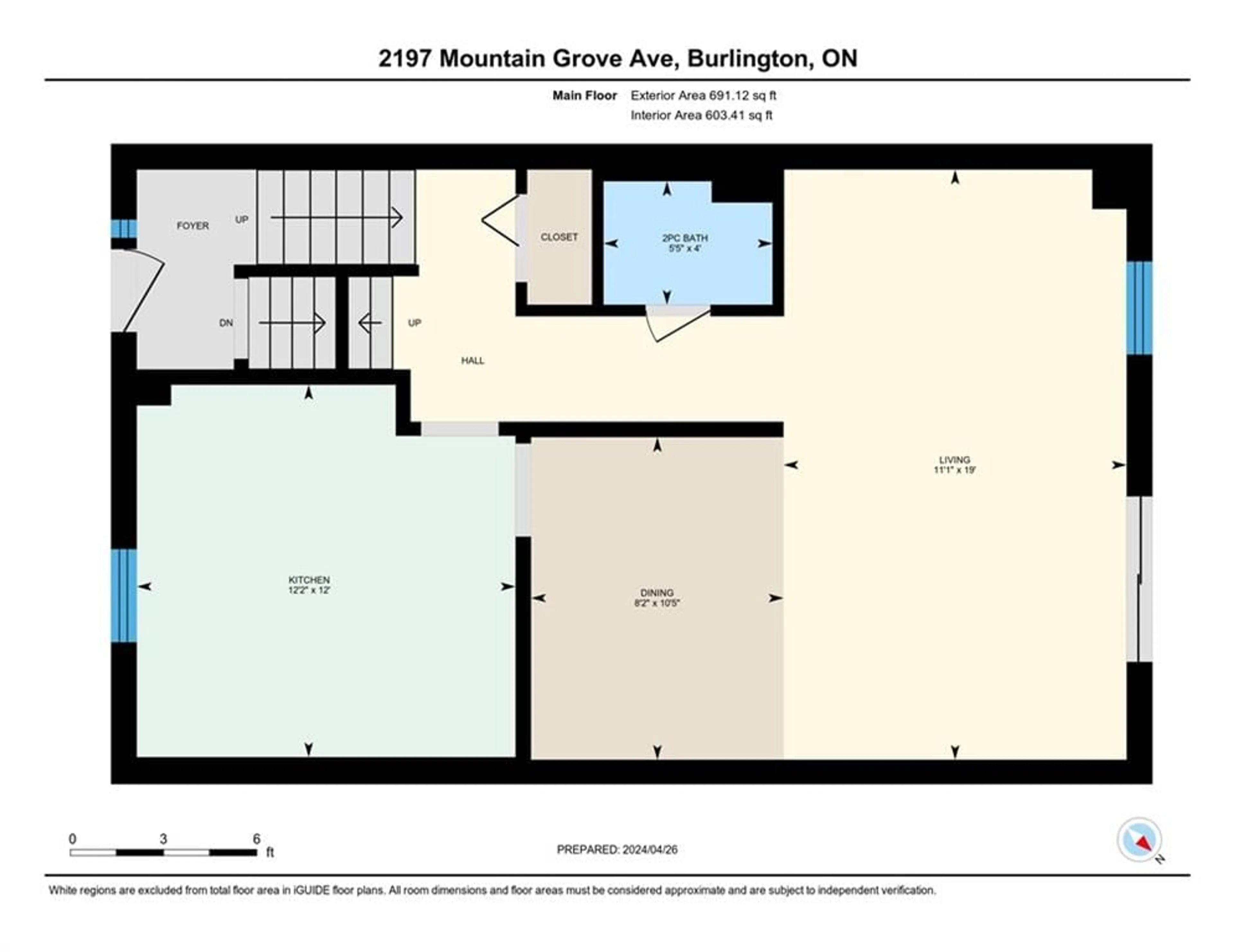 Floor plan for 2197 Mountain Grove Ave, Burlington Ontario L7P 2H8