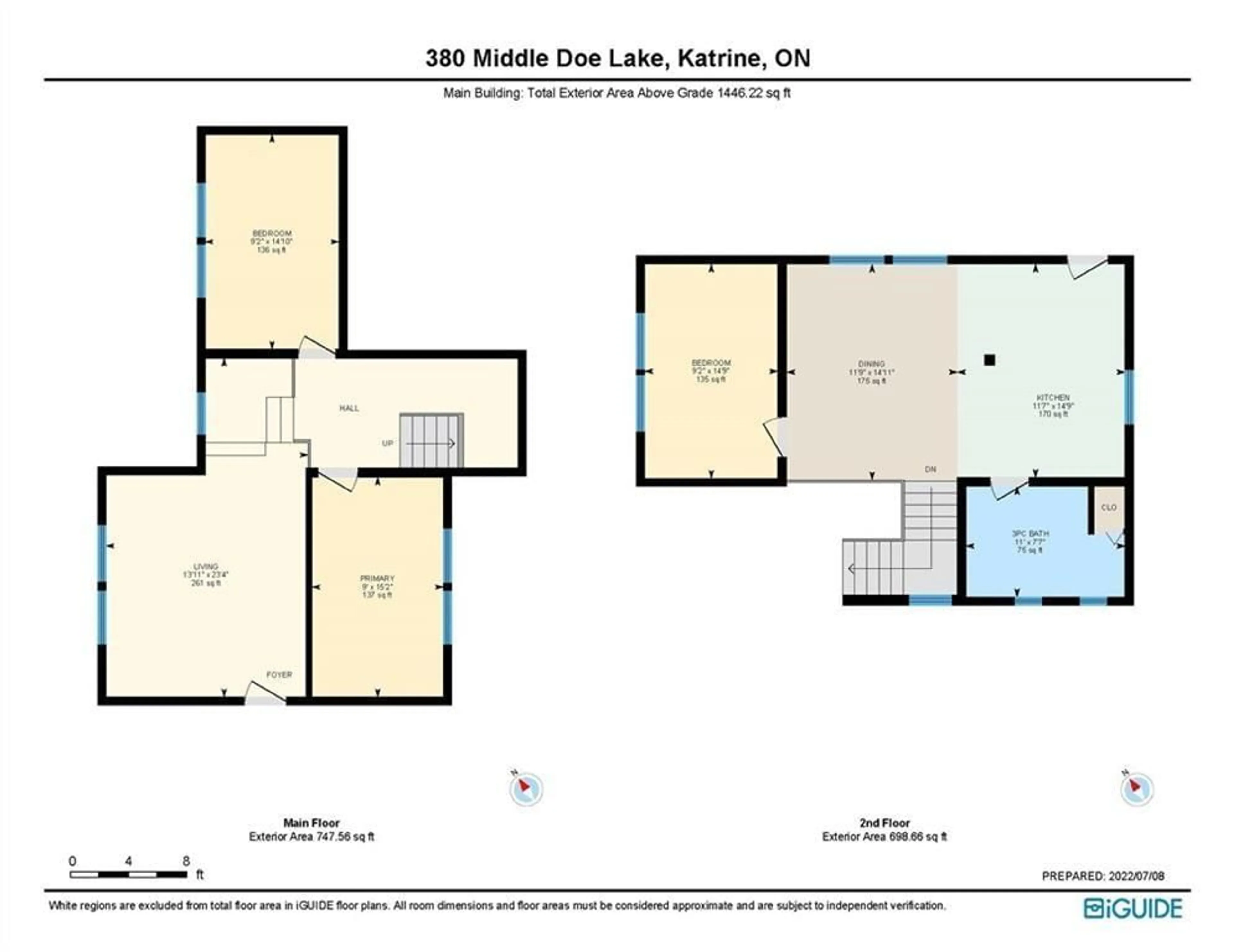 Floor plan for 138 MIDDLE DOE LAKE PENINSULA, Armour Ontario P0A 1L0