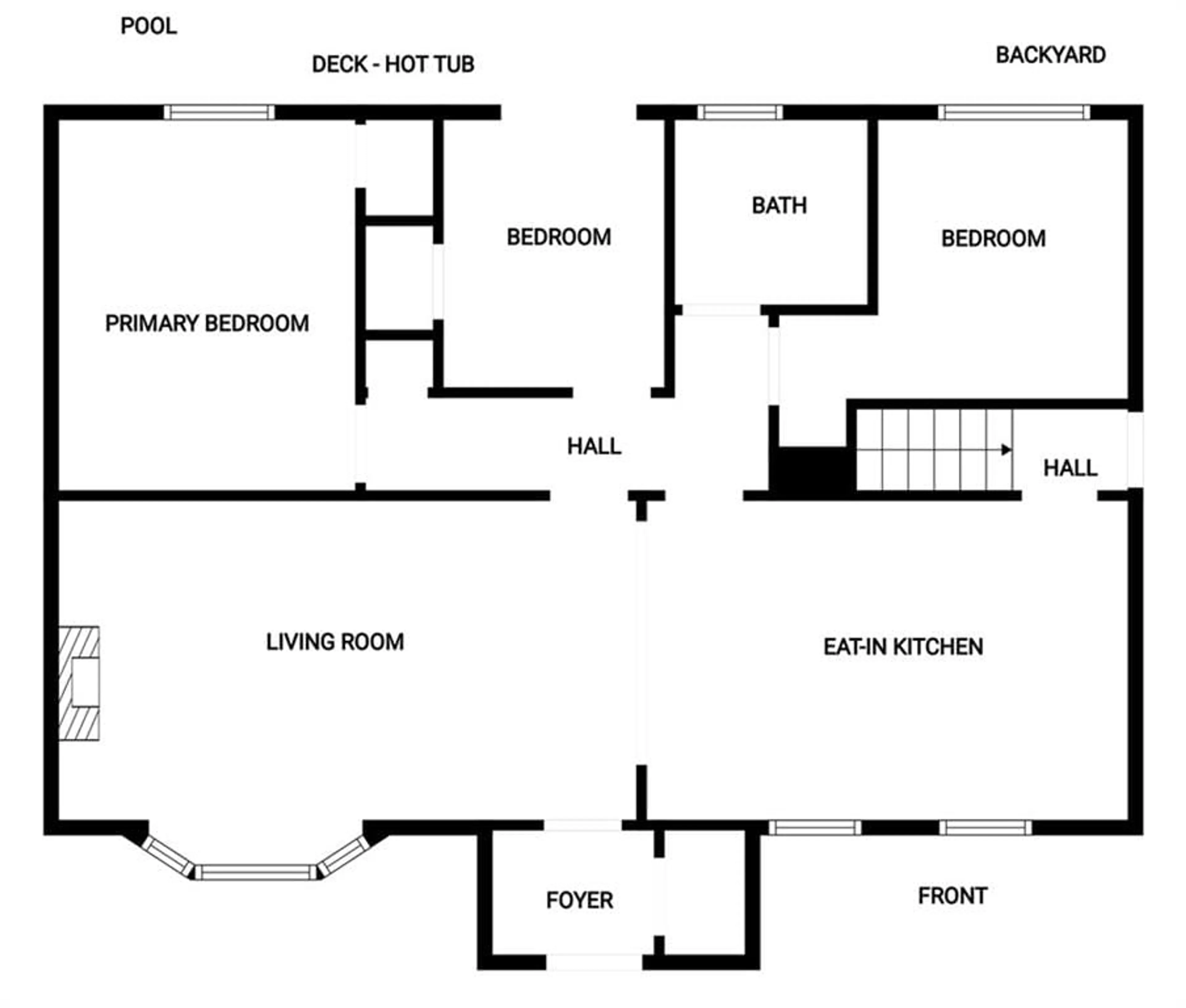 Floor plan for 41 Woodbine Ave, St. Catharines Ontario L2N 3N5