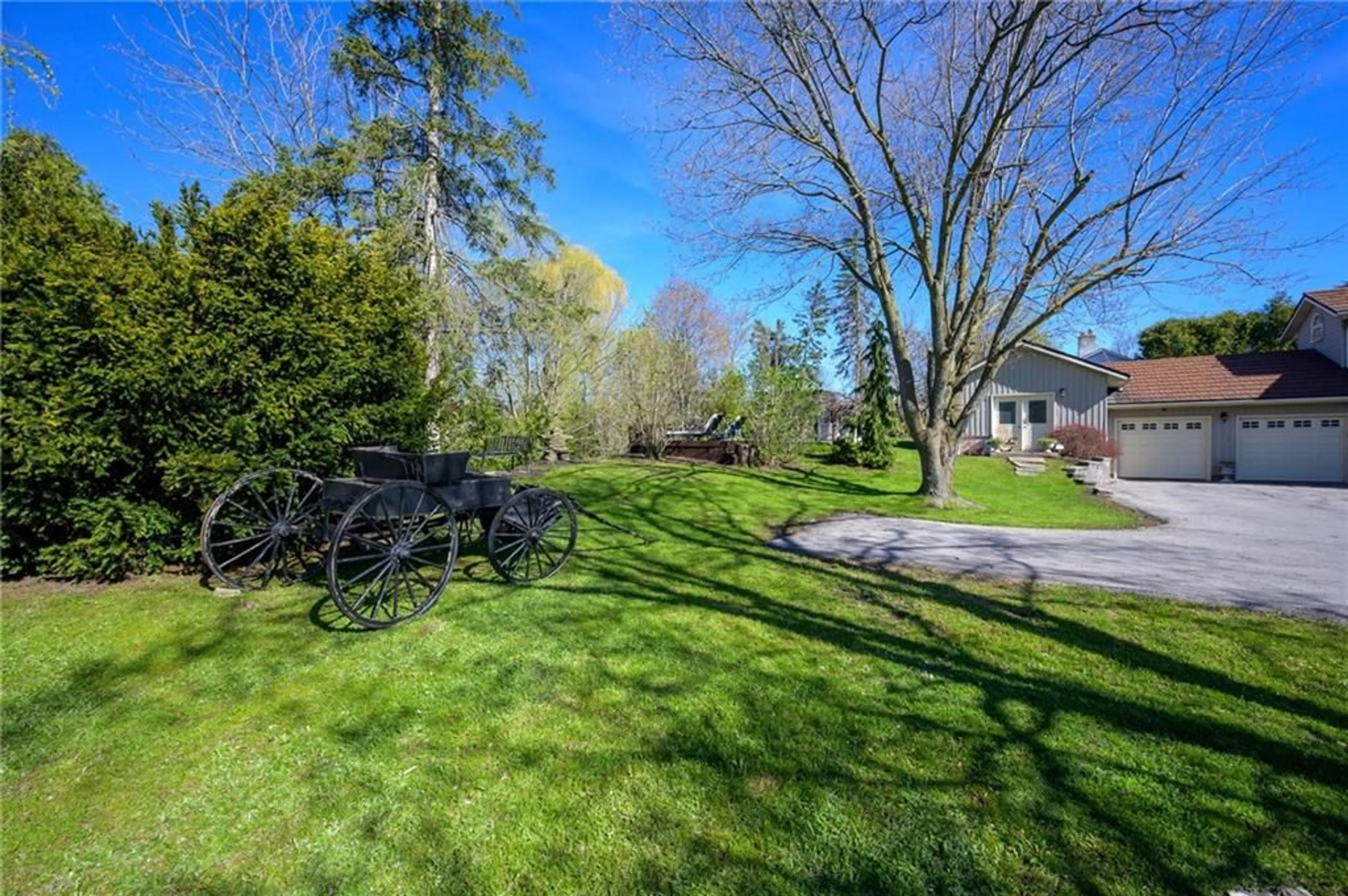 Fenced yard for 504 MAIN St, Halton Hills Ontario L7G 3S8