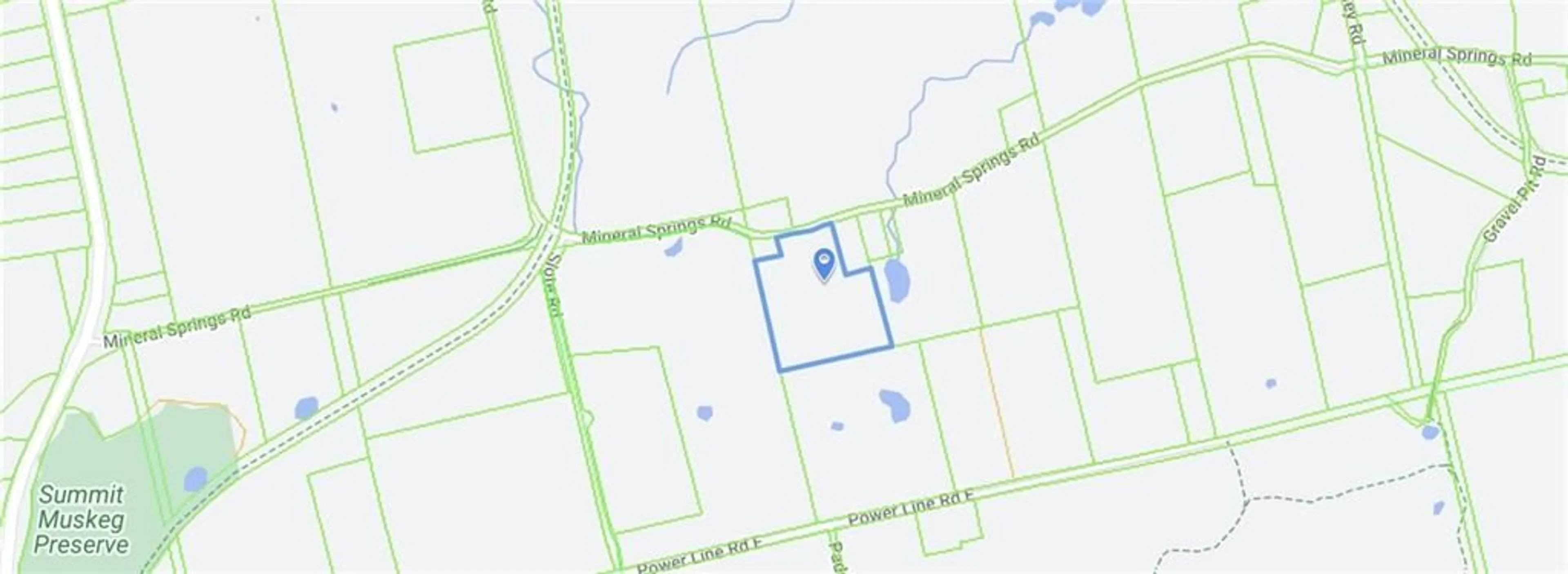 Picture of a map for 1580 Mineral Springs Rd, Ancaster Ontario L9H 5E3