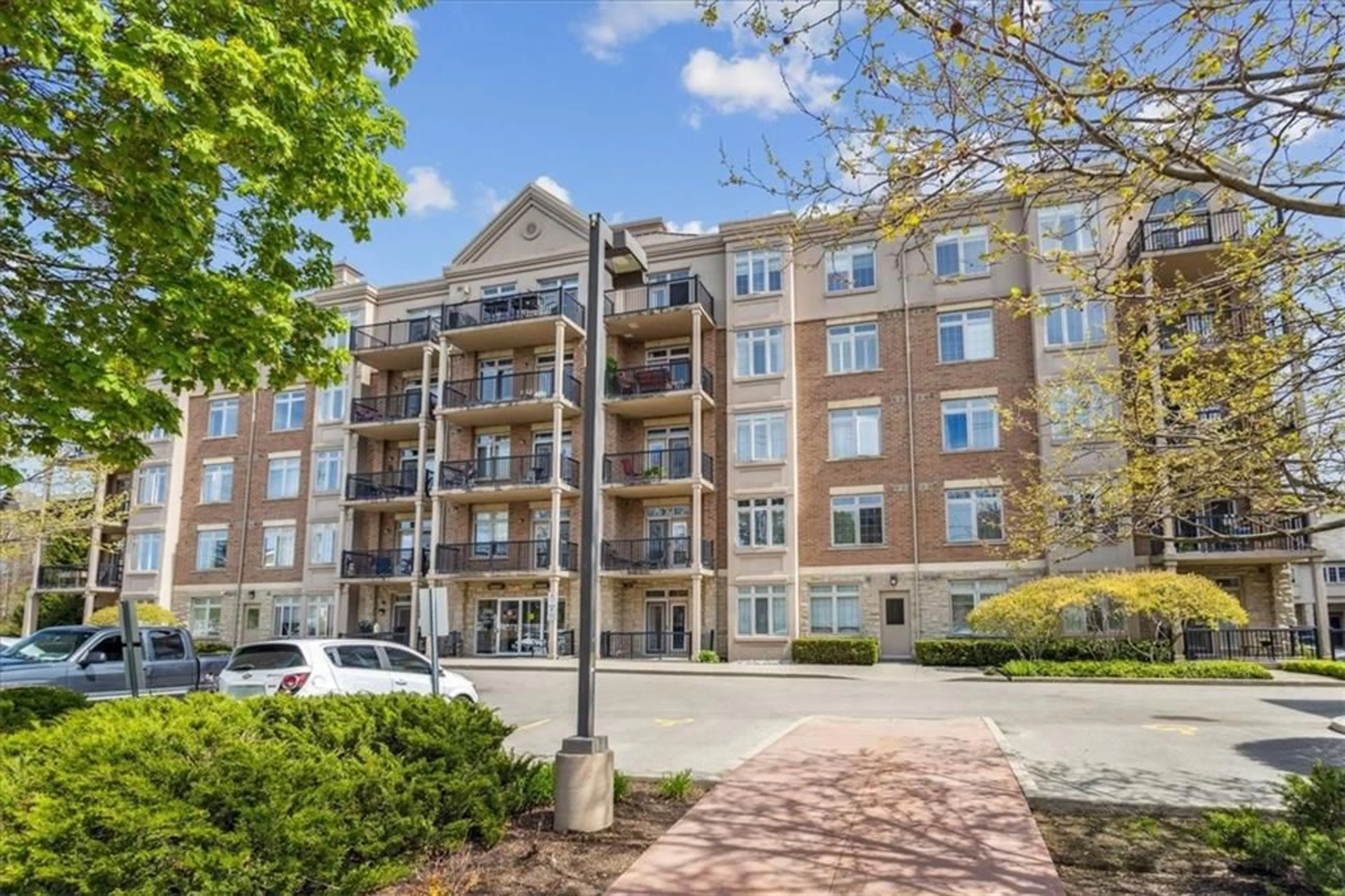A pic from exterior of the house or condo for 396 Plains Rd #209, Burlington Ontario L7T 2C8