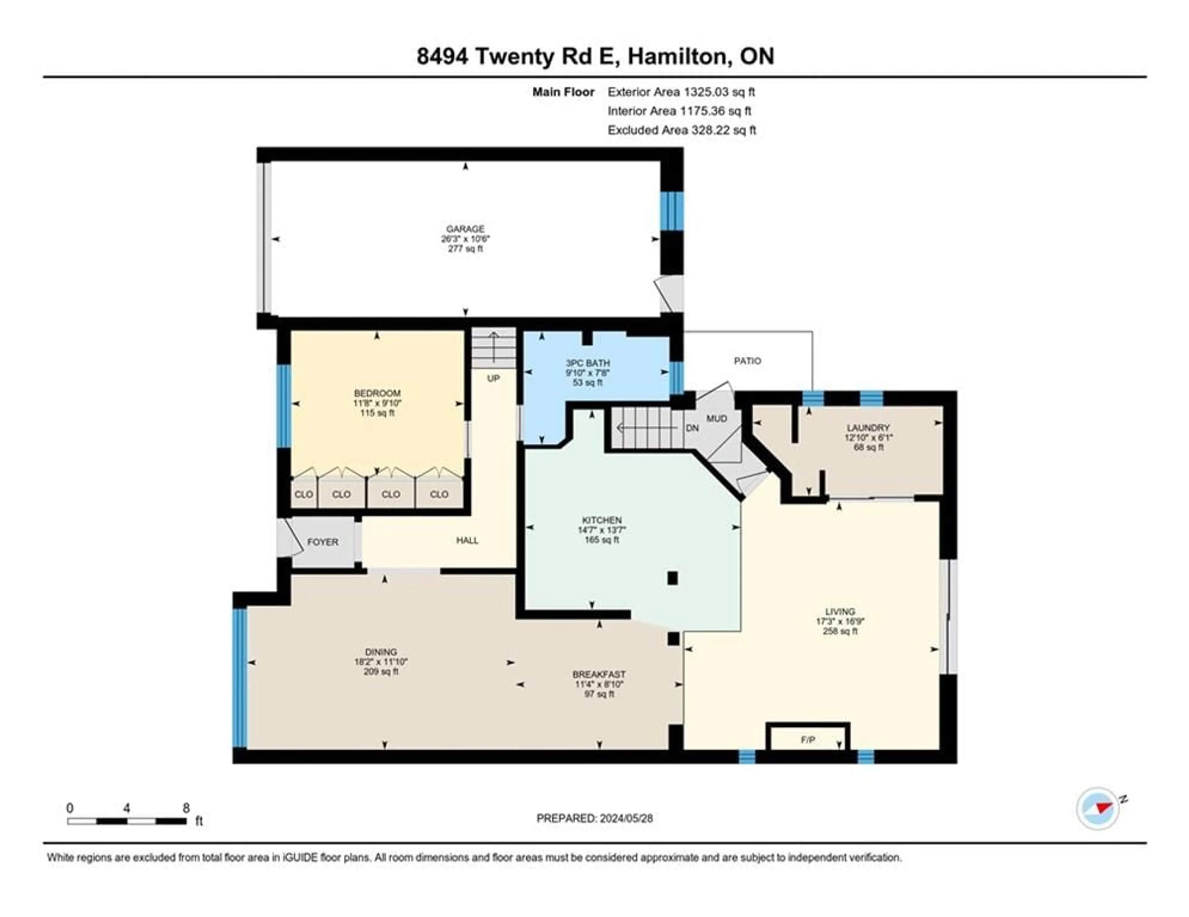 Floor plan for 8494 Twenty Rd, Glanbrook Ontario L9B 1H6