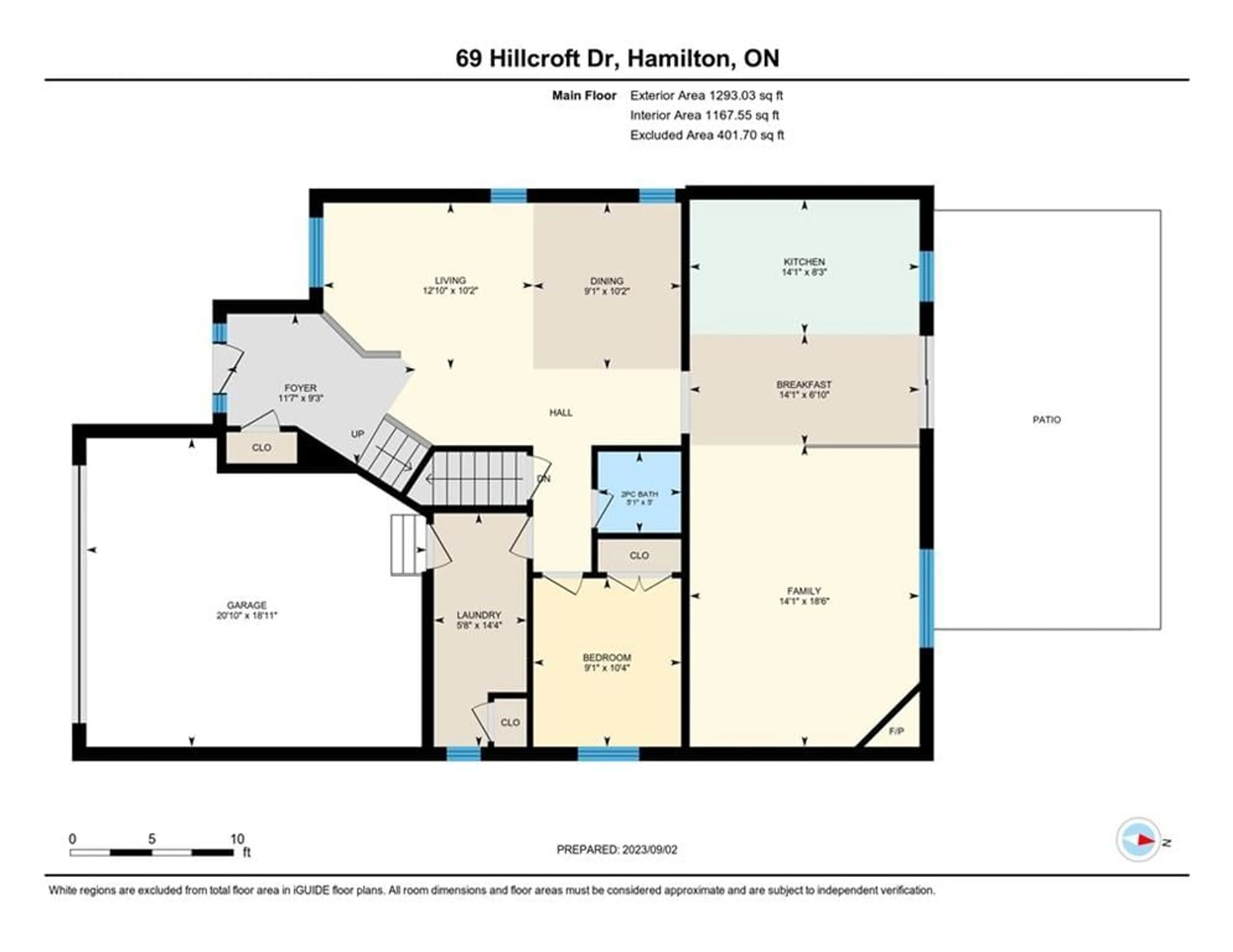 Floor plan for 69 Hillcroft Dr, Stoney Creek Ontario L8J 3W9