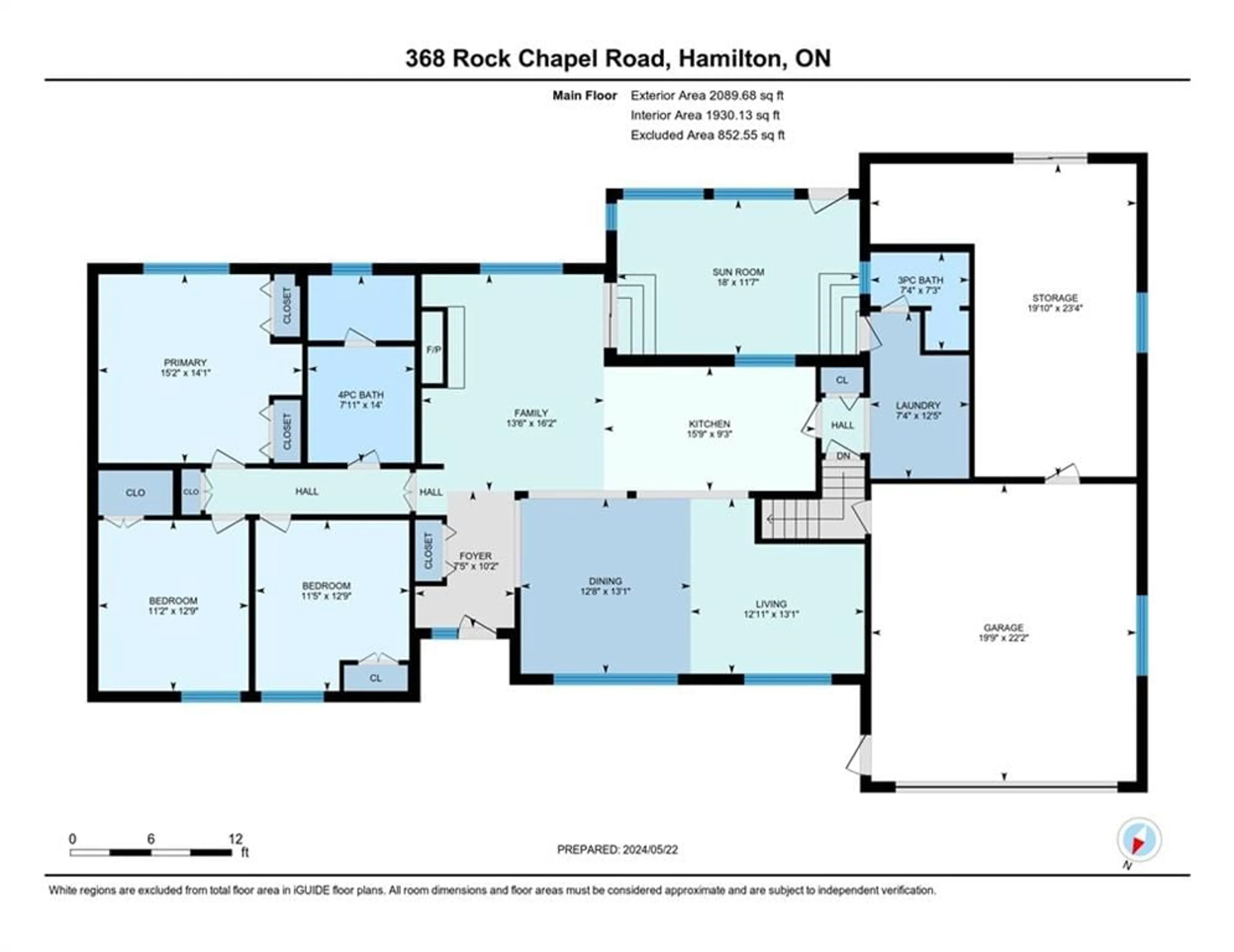Floor plan for 368 ROCK CHAPEL Rd, Dundas Ontario L6M 2Z8