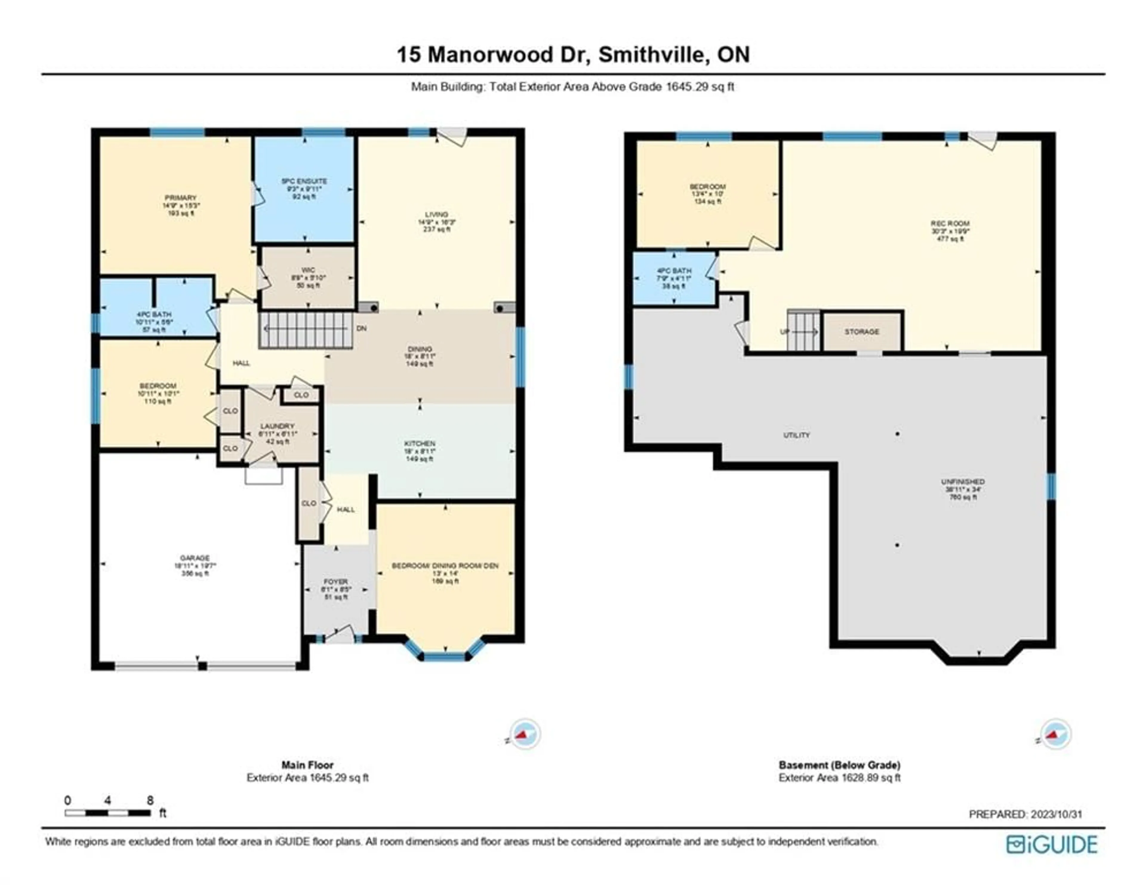 Floor plan for 15 Manorwood Dr, West Lincoln Ontario L0R 2A0