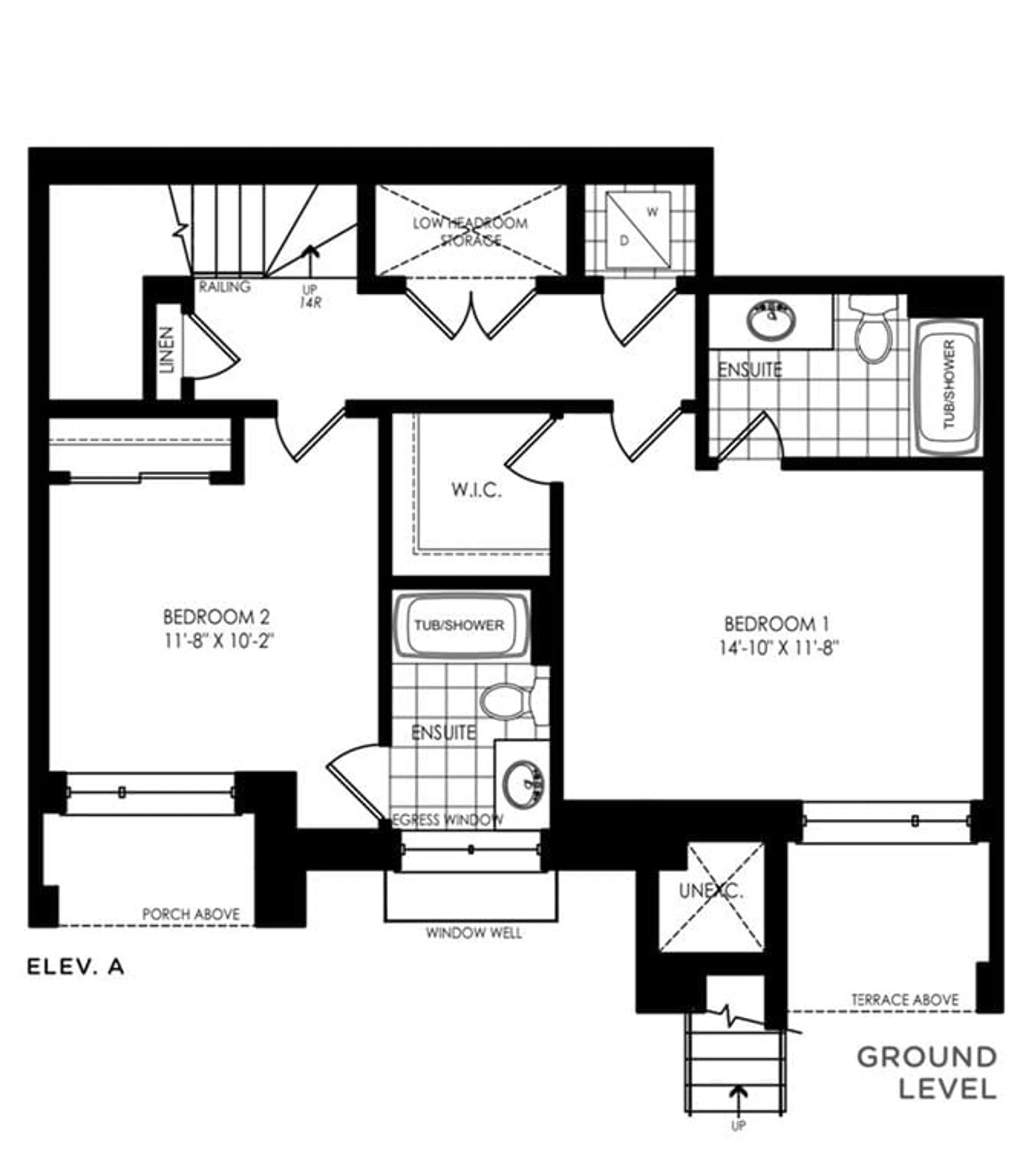 Floor plan for 45 FIELDRIDGE Cres #22, Brampton Ontario L6R 0A7